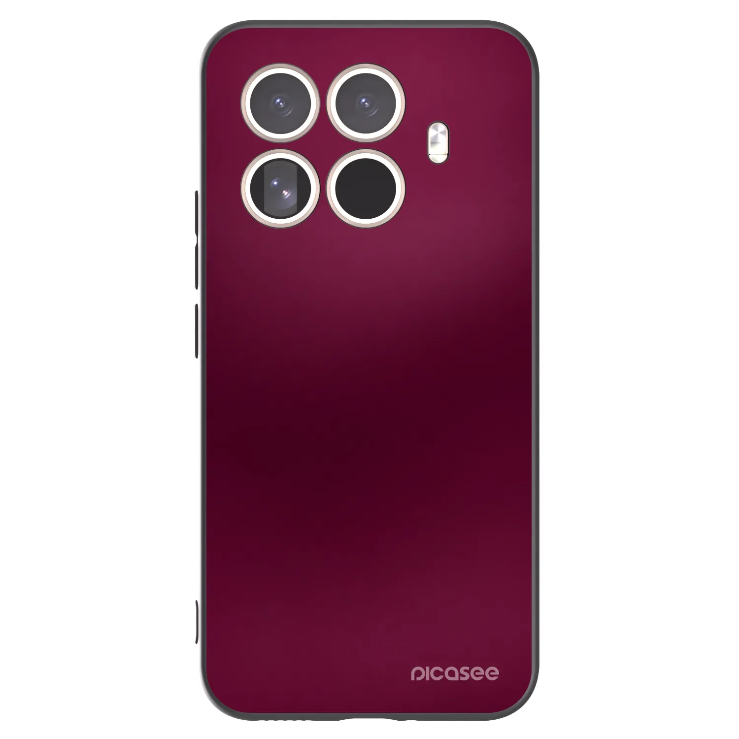 Picasee silikonski črni ovitek za Xiaomi 15T Pro - Velvet Bordeaux