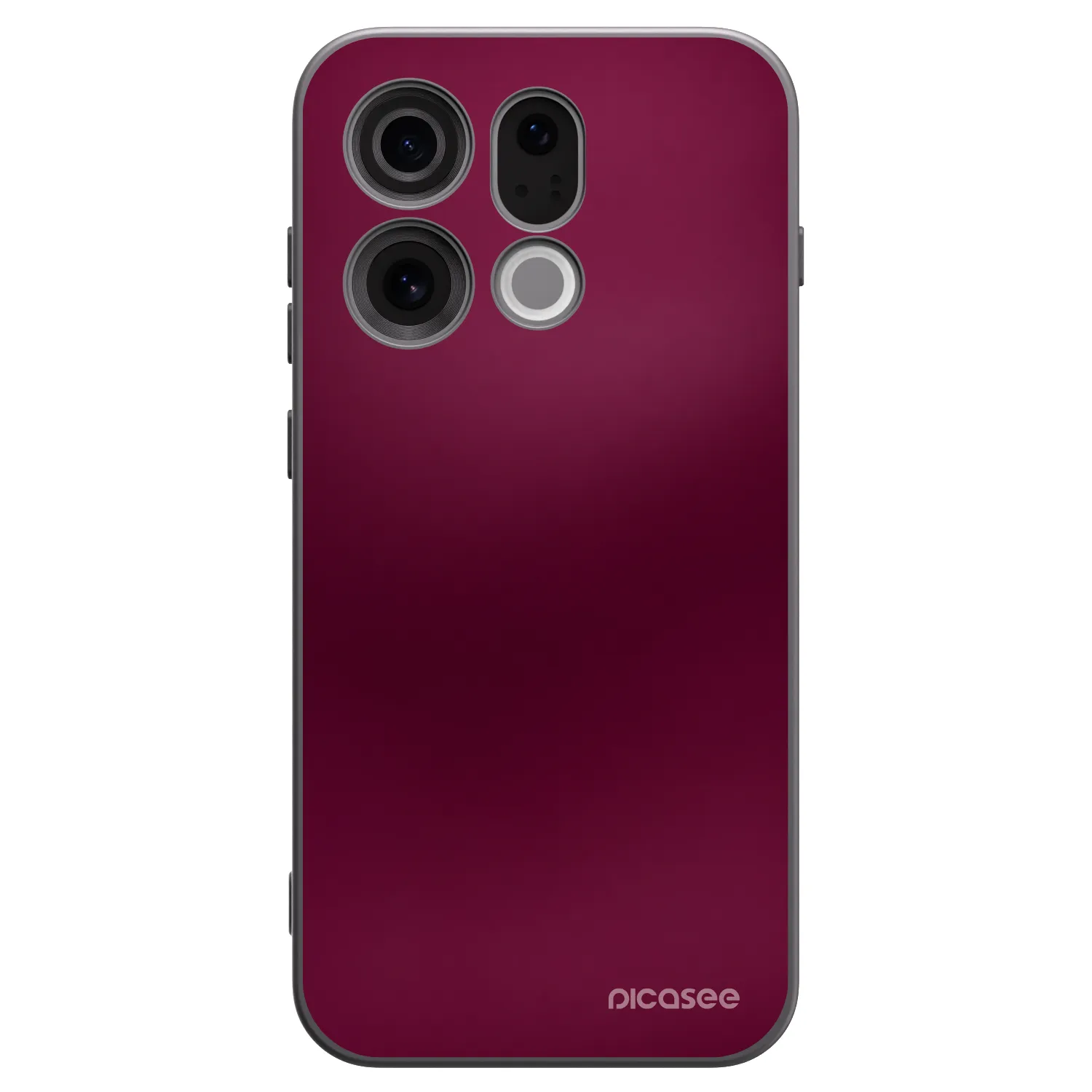 Picasee silikonski črni ovitek za OPPO Find X9 - Velvet Bordeaux