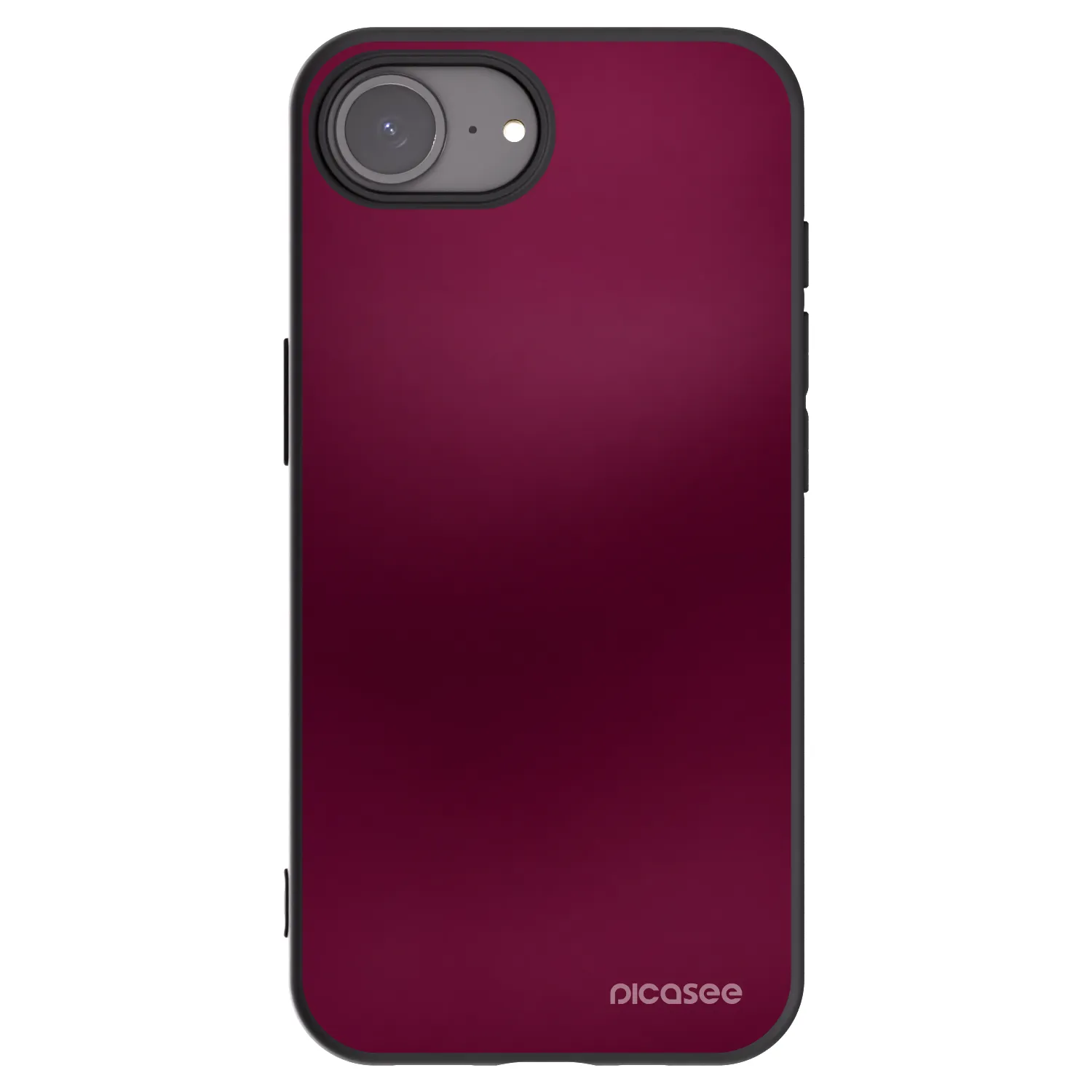 Picasee silikonski črni ovitek za Apple iPhone 17e - Velvet Bordeaux