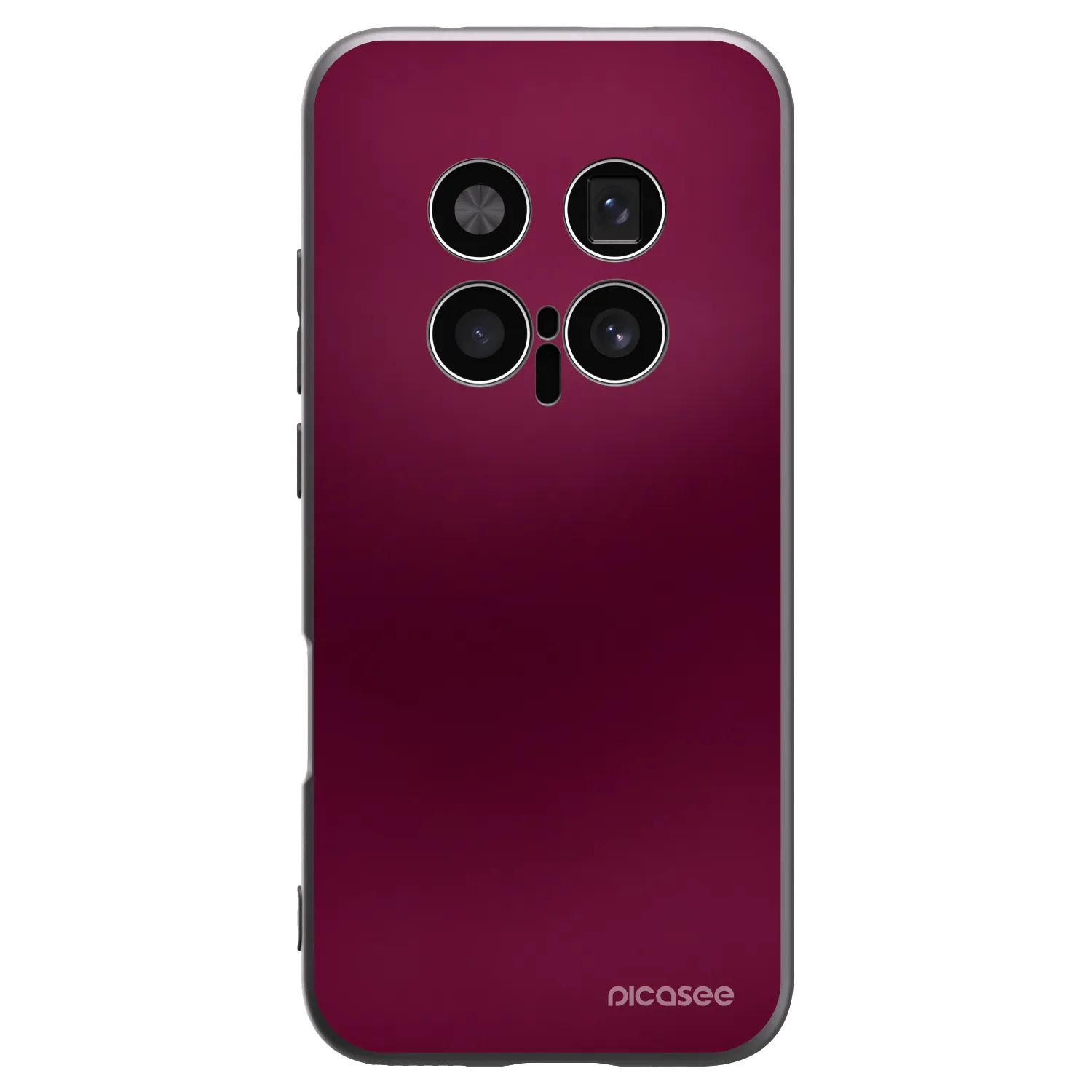 Picasee silikonski črni ovitek za Honor Magic8 Pro 5G - Velvet Bordeaux