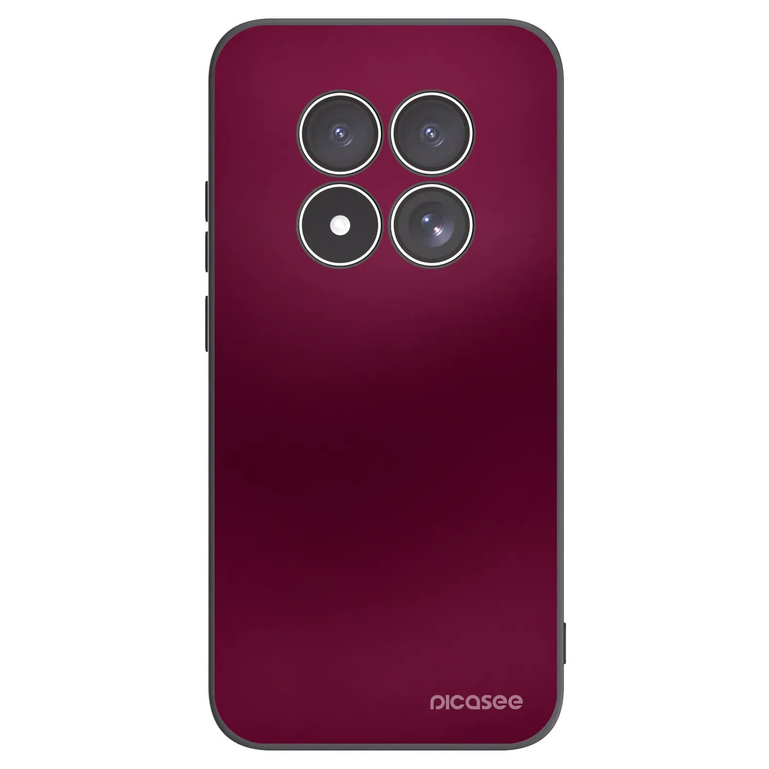 Picasee silikonski črni ovitek za Xiaomi Redmi Note 15 Pro 5G - Velvet Bordeaux