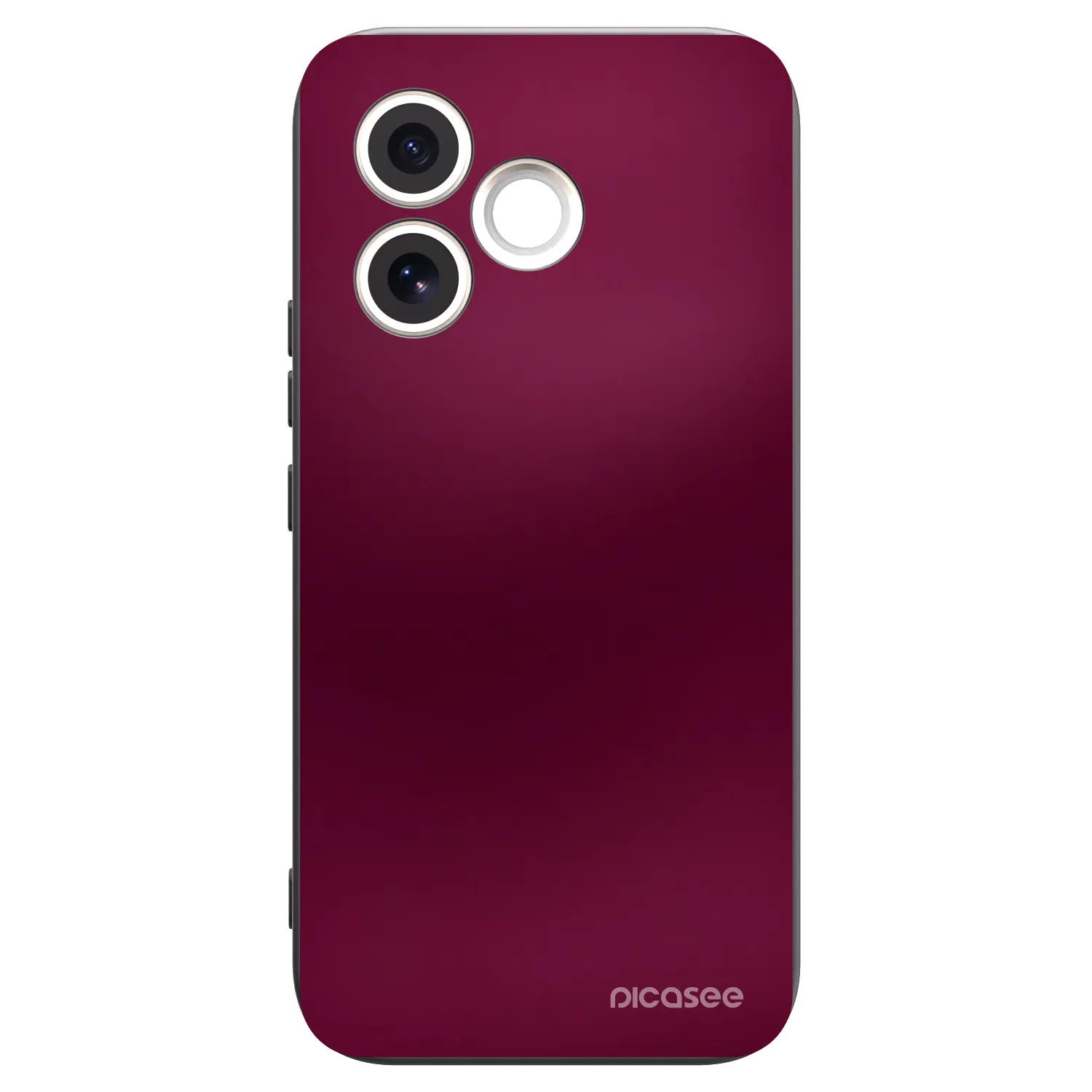 Picasee silikonski črni ovitek za Honor 600 Lite - Velvet Bordeaux