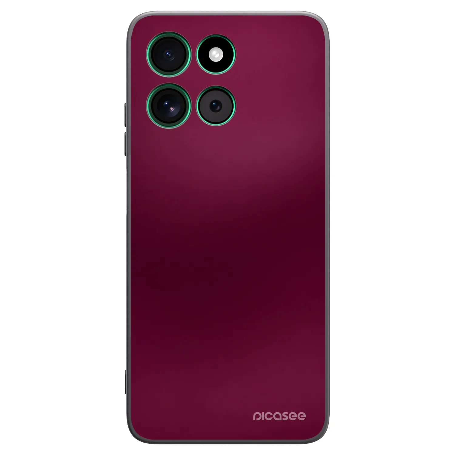 Picasee silikonski črni ovitek za Motorola Moto G57 Power - Velvet Bordeaux