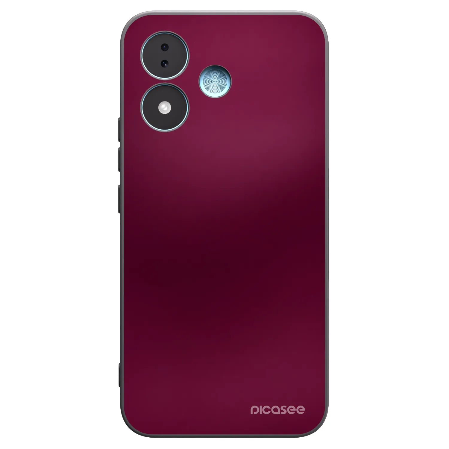 Picasee silikonski črni ovitek za Xiaomi Redmi Note 17 5G - Velvet Bordeaux