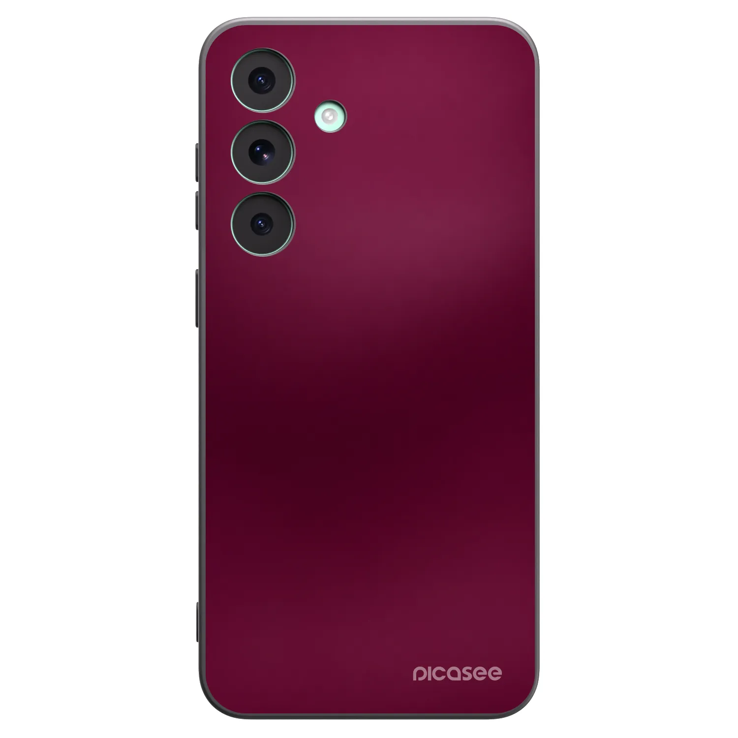 Picasee silikonski črni ovitek za Samsung Galaxy S26 FE - Velvet Bordeaux