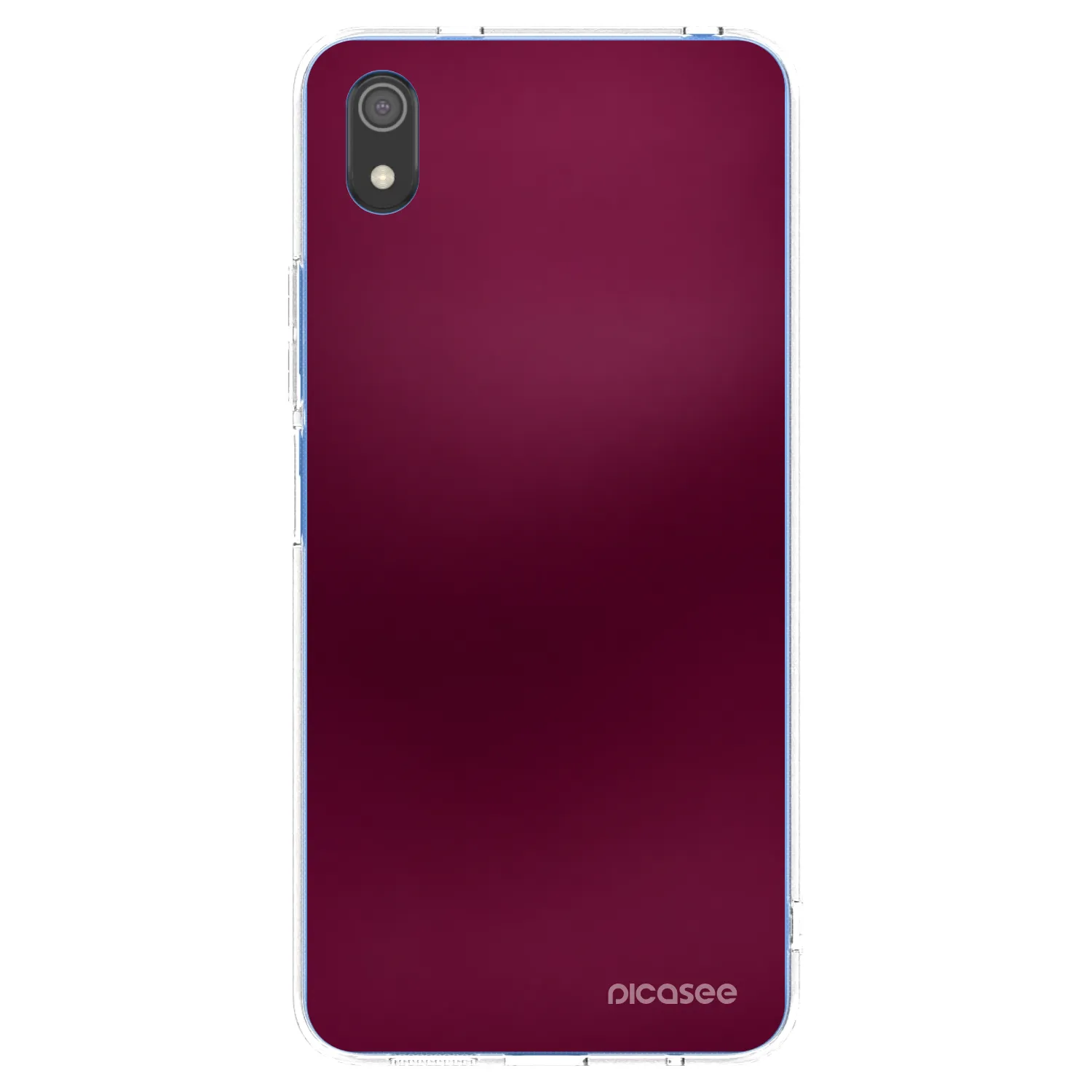 Picasee silikonski prozorni ovitek za Xiaomi Redmi 7A - Velvet Bordeaux