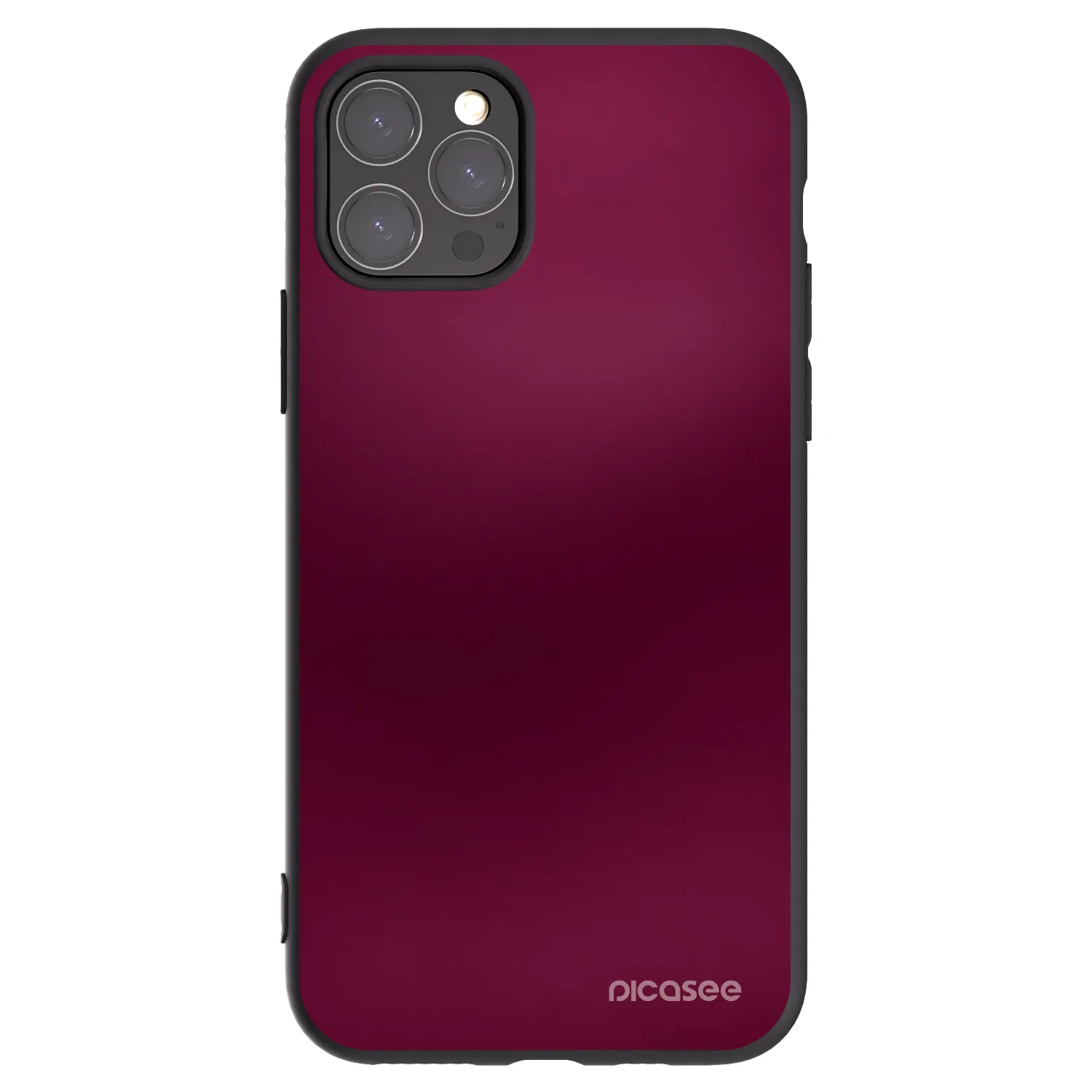 Picasee silikonski črni ovitek za Apple iPhone 11 Pro - Velvet Bordeaux