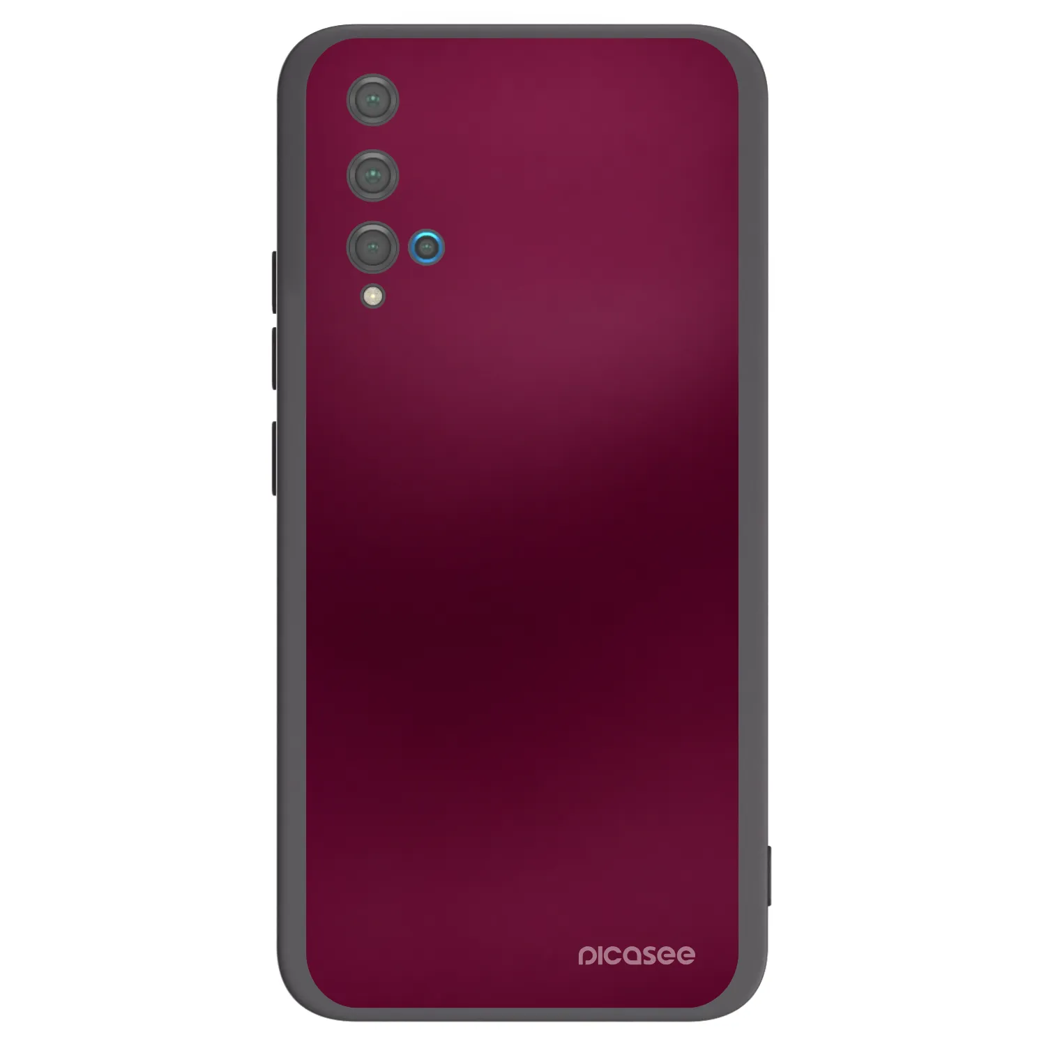 Picasee silikonski črni ovitek za Huawei Nova 5T - Velvet Bordeaux
