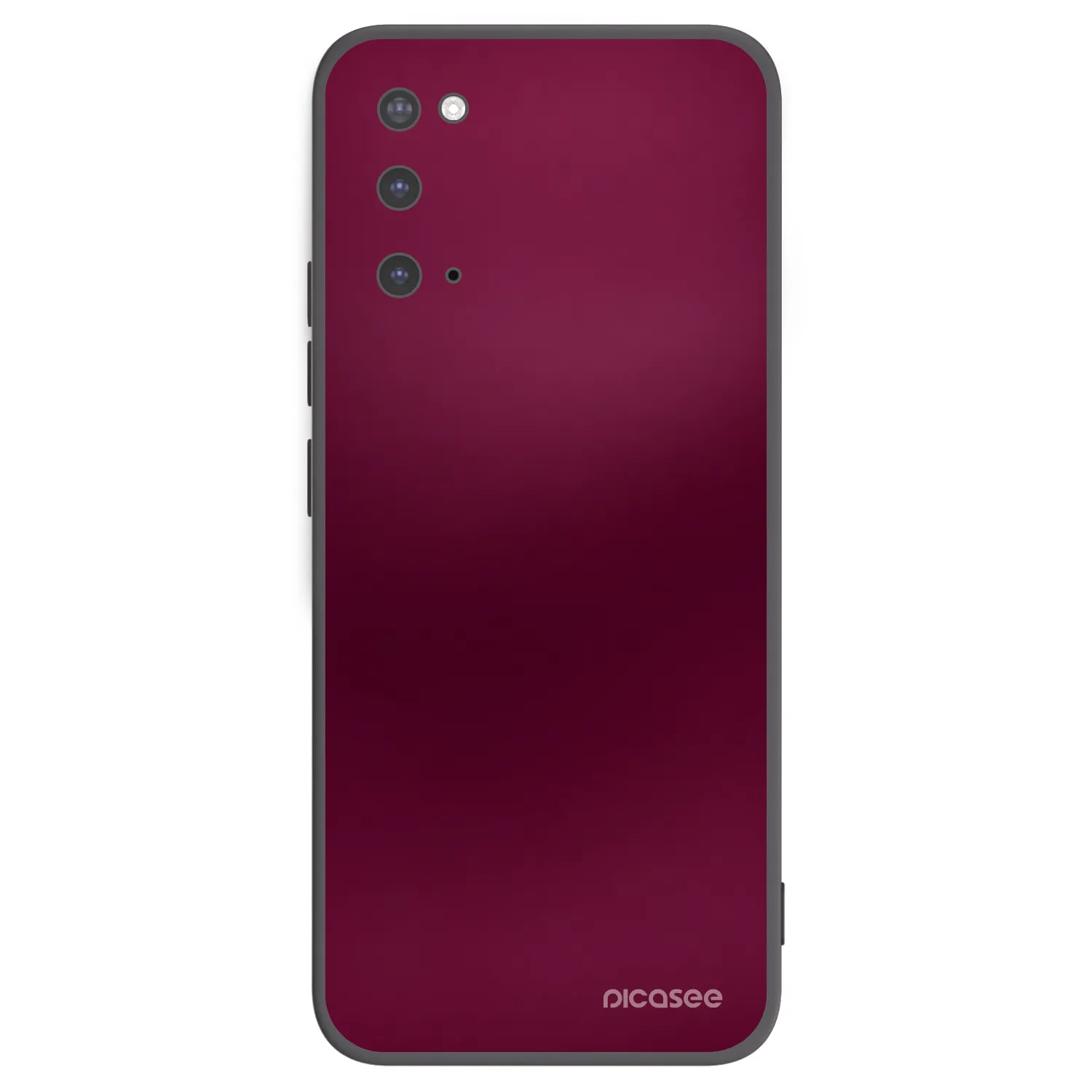 Picasee silikonski črni ovitek za Samsung Galaxy S20 G980F - Velvet Bordeaux