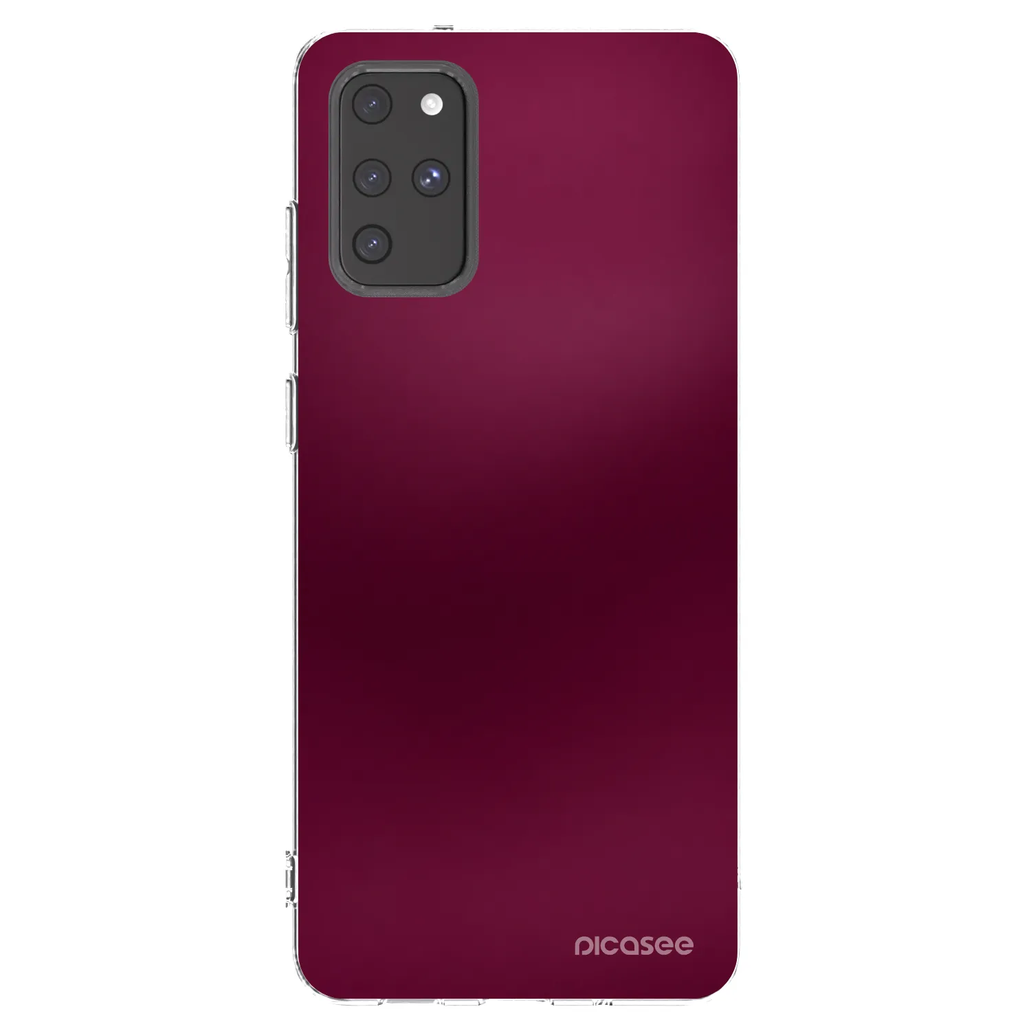 Picasee silikonski prozorni ovitek za Samsung Galaxy S20+ G985F - Velvet Bordeaux