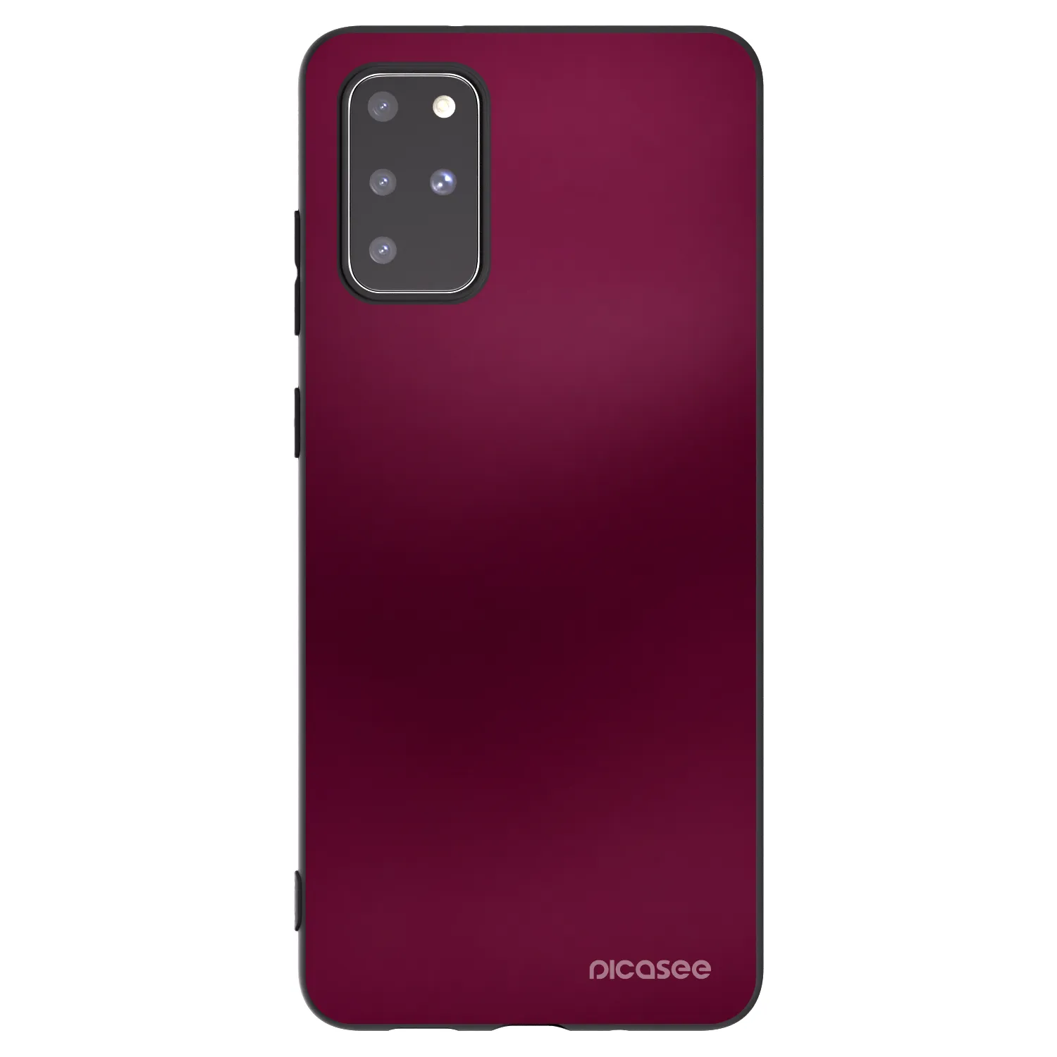 Picasee silikonski črni ovitek za Samsung Galaxy S20+ G985F - Velvet Bordeaux