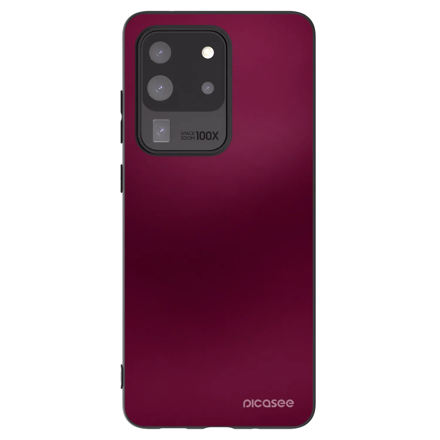 Picasee silikonski črni ovitek za Samsung Galaxy S20 Ultra 5G G988F - Velvet Bordeaux