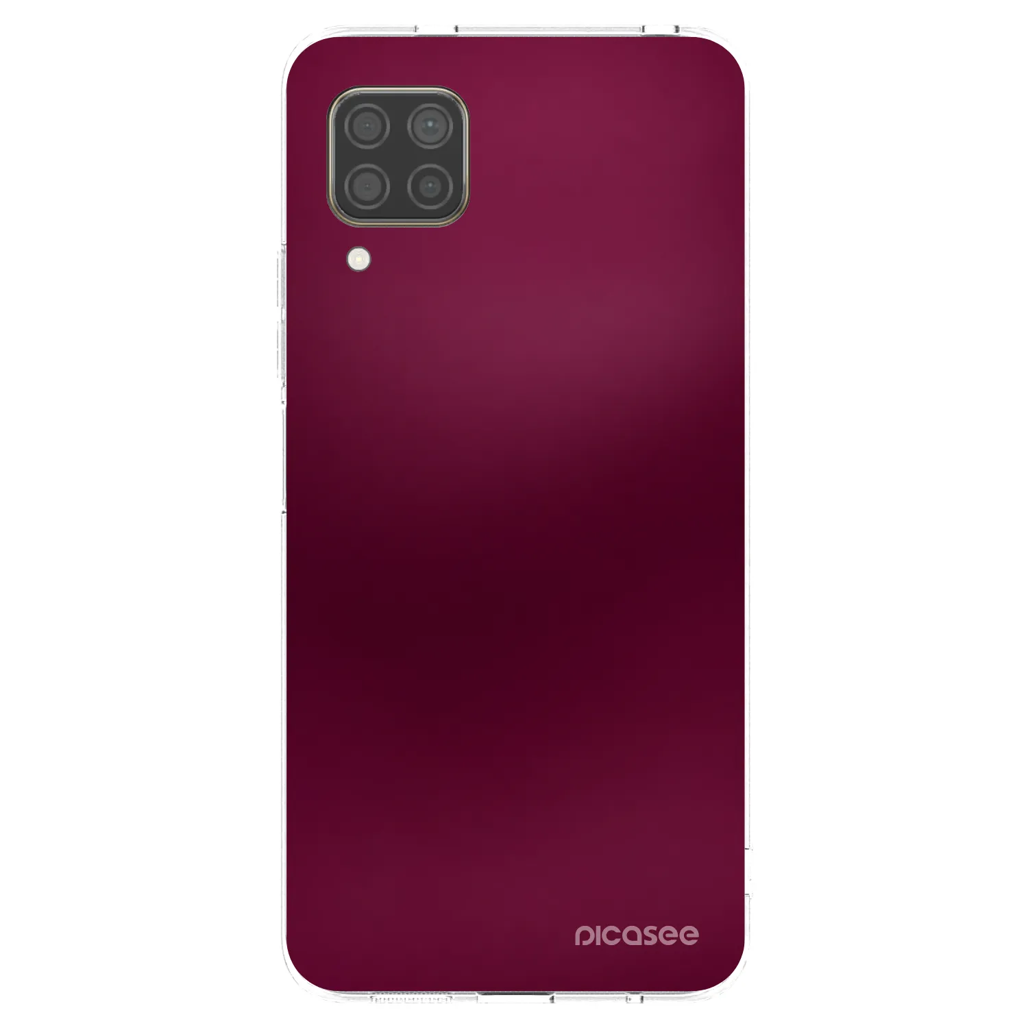 Picasee silikonski prozorni ovitek za Huawei P40 Lite - Velvet Bordeaux