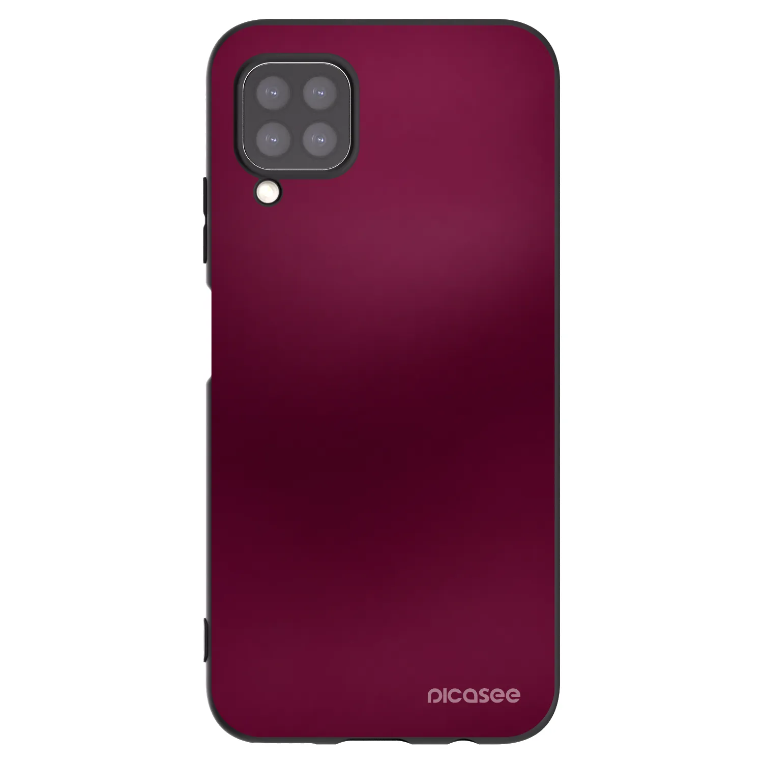 Picasee silikonski črni ovitek za Huawei P40 Lite - Velvet Bordeaux