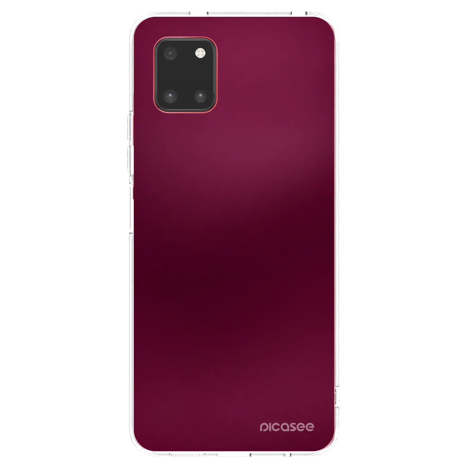 Picasee silikonski prozorni ovitek za Samsung Galaxy Note 10 Lite N770F - Velvet Bordeaux