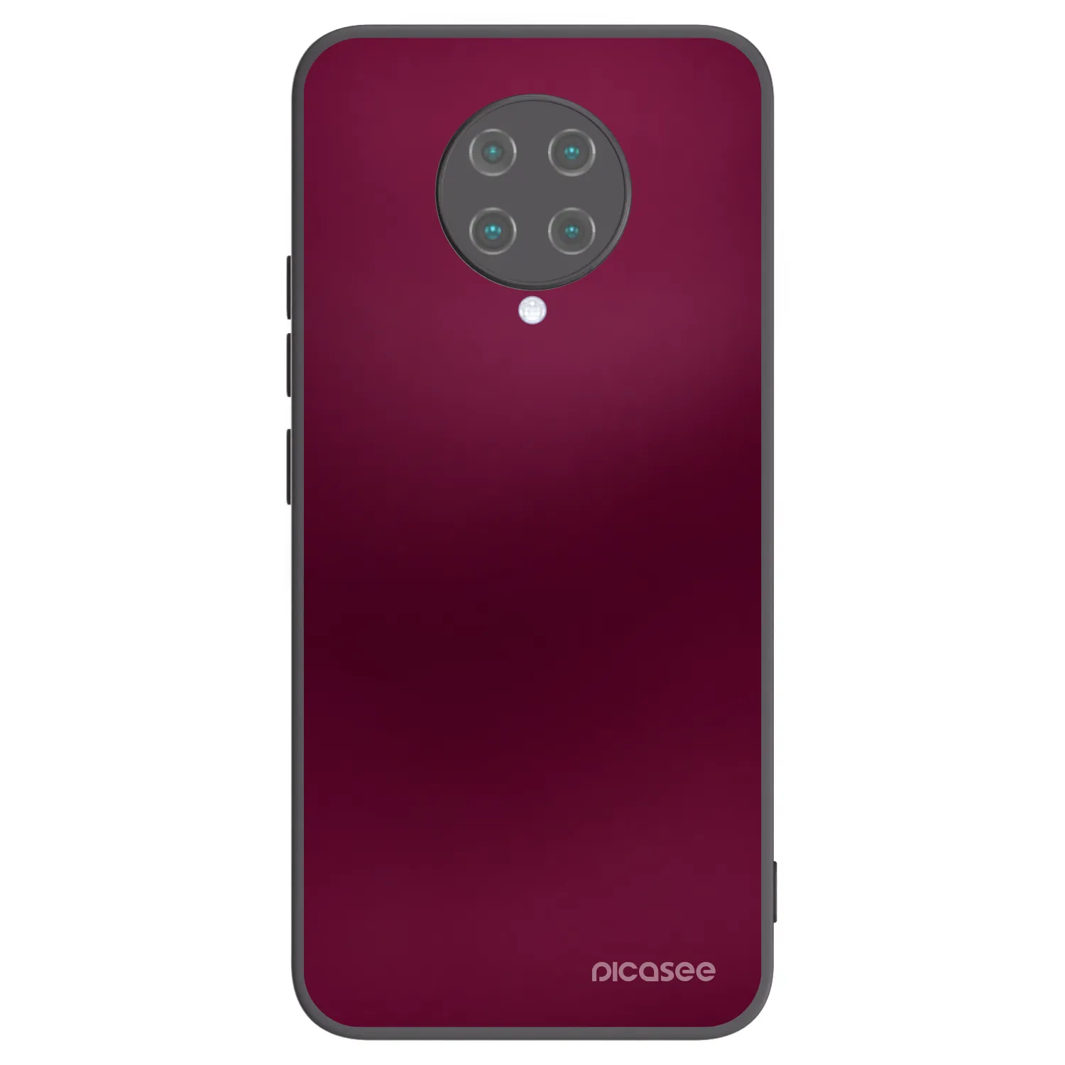 Picasee silikonski črni ovitek za Xiaomi Poco F2 Pro - Velvet Bordeaux