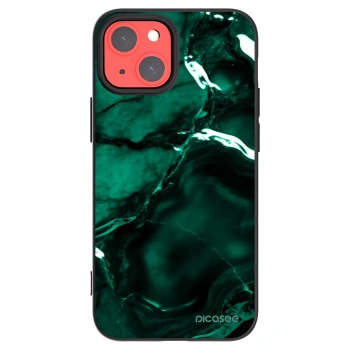 Picasee silikonski črni ovitek za Apple iPhone 13 mini - Dark emerald