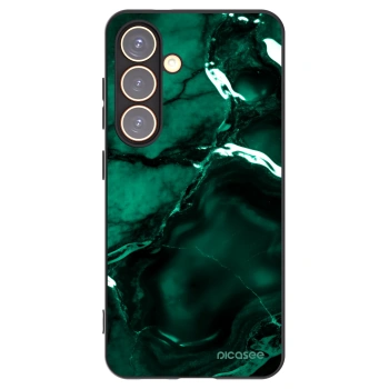 Picasee silikonski črni ovitek za Samsung Galaxy S24 S921B 5G - Dark emerald