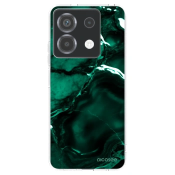 Picasee silikonski prozorni ovitek za Xiaomi Poco X6 - Dark emerald