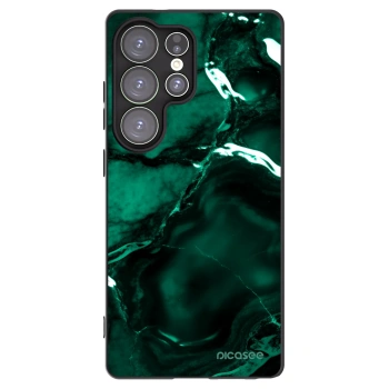 Picasee silikonski črni ovitek za Samsung Galaxy S25 Ultra 5G - Dark emerald