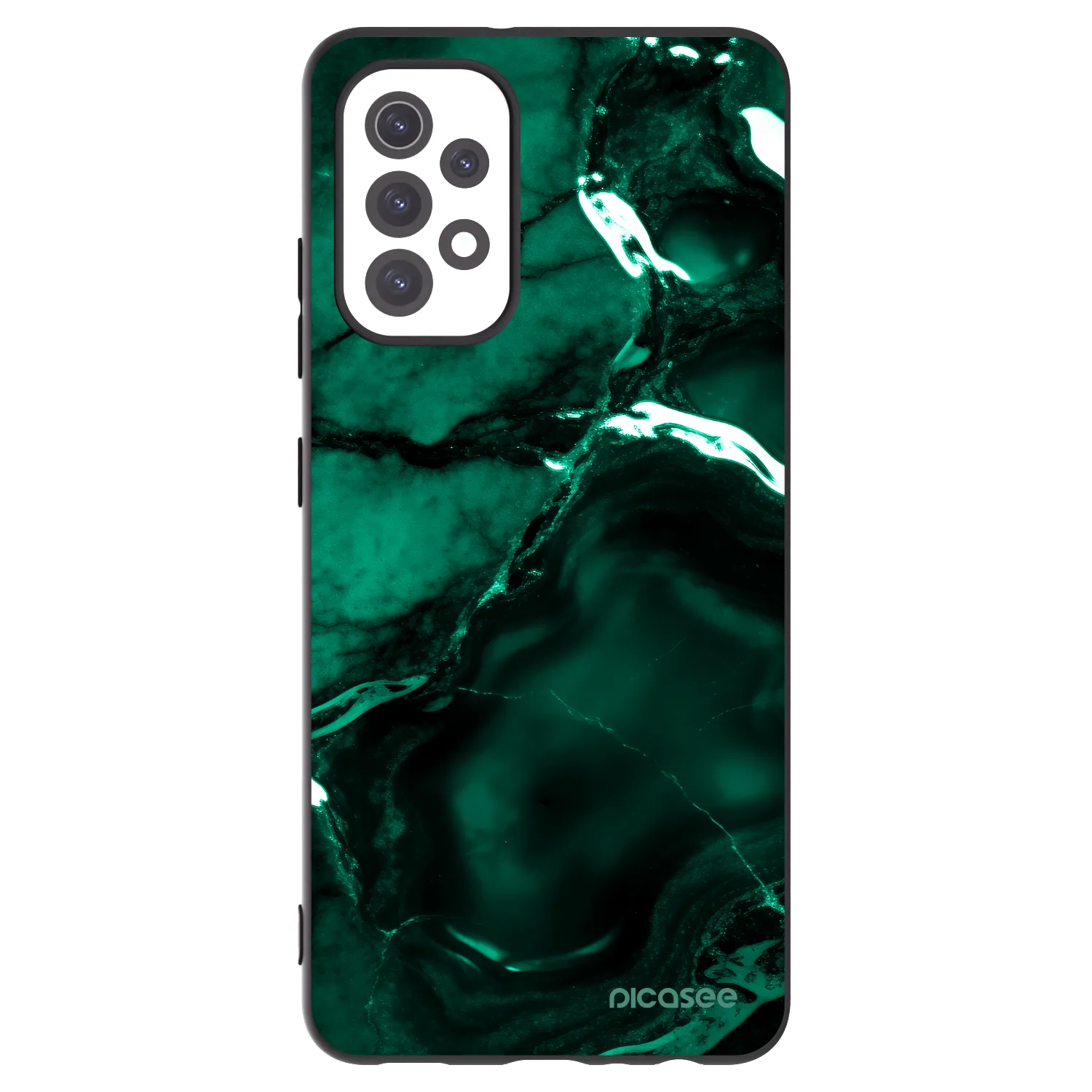 Picasee silikonski črni ovitek za Samsung Galaxy A32 5G A326B - Dark emerald