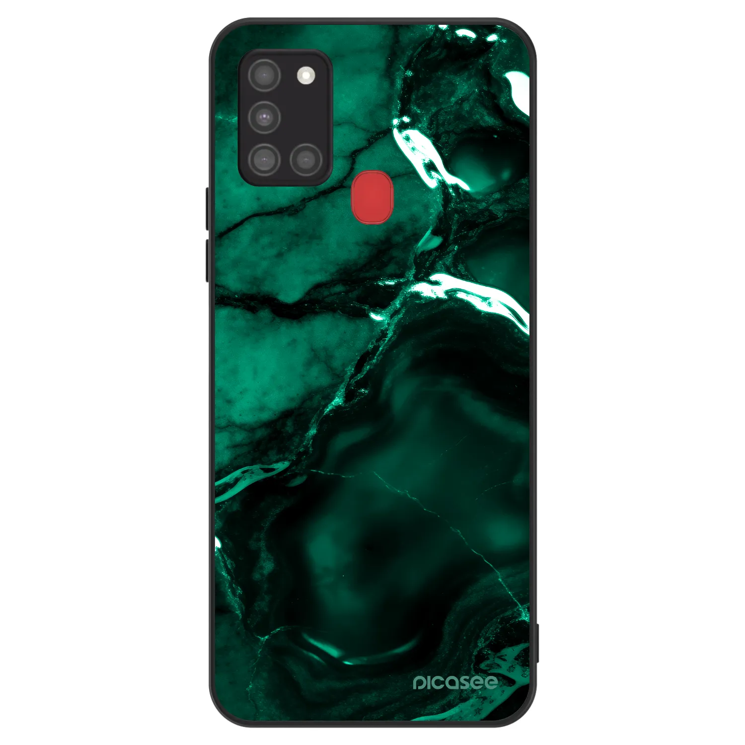 Picasee ULTIMATE CASE za Samsung Galaxy A21s - Dark emerald