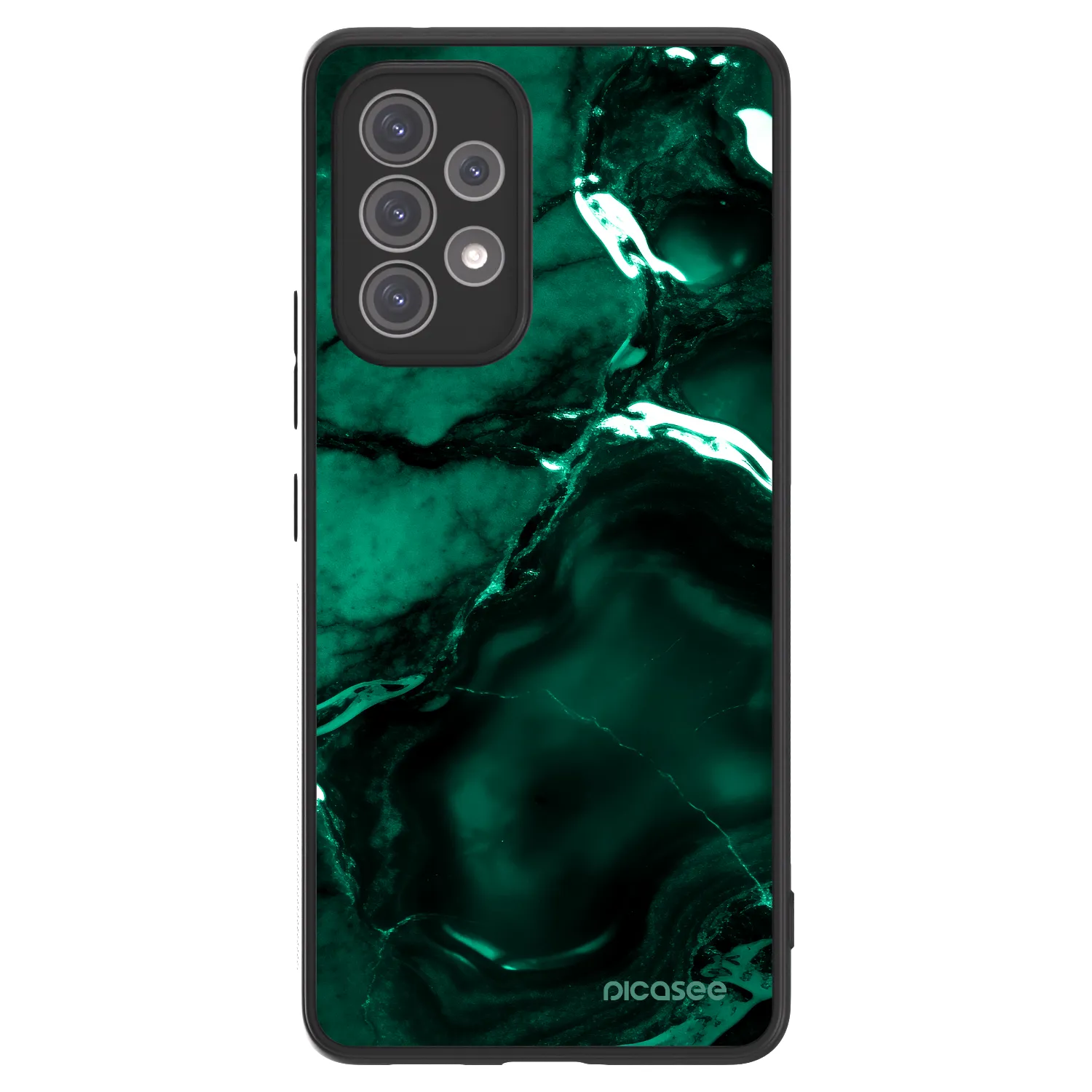 Picasee ULTIMATE CASE za Samsung Galaxy A52 5G A525F - Dark emerald