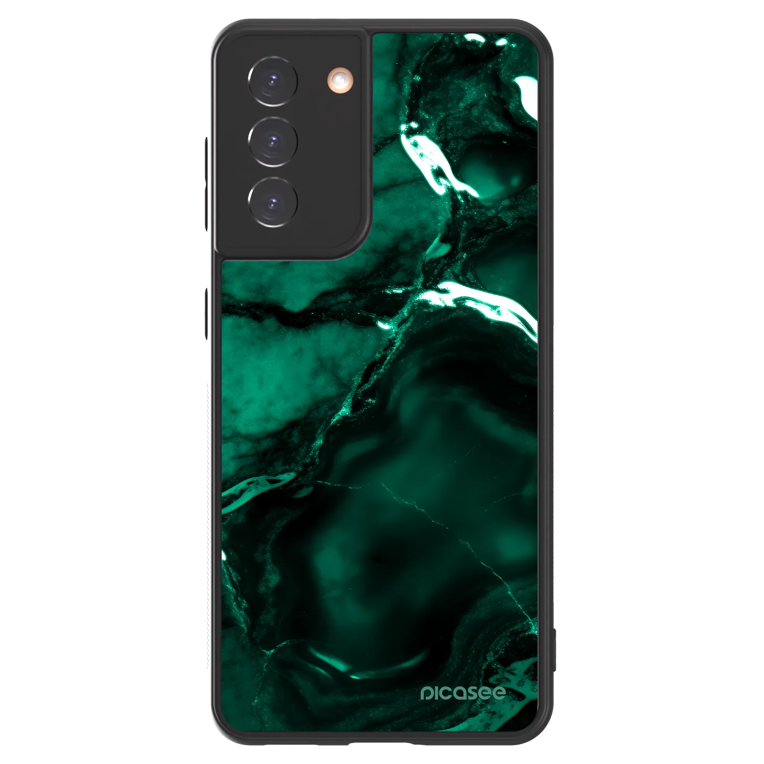 Picasee ULTIMATE CASE za Samsung Galaxy S21 5G G991B - Dark emerald