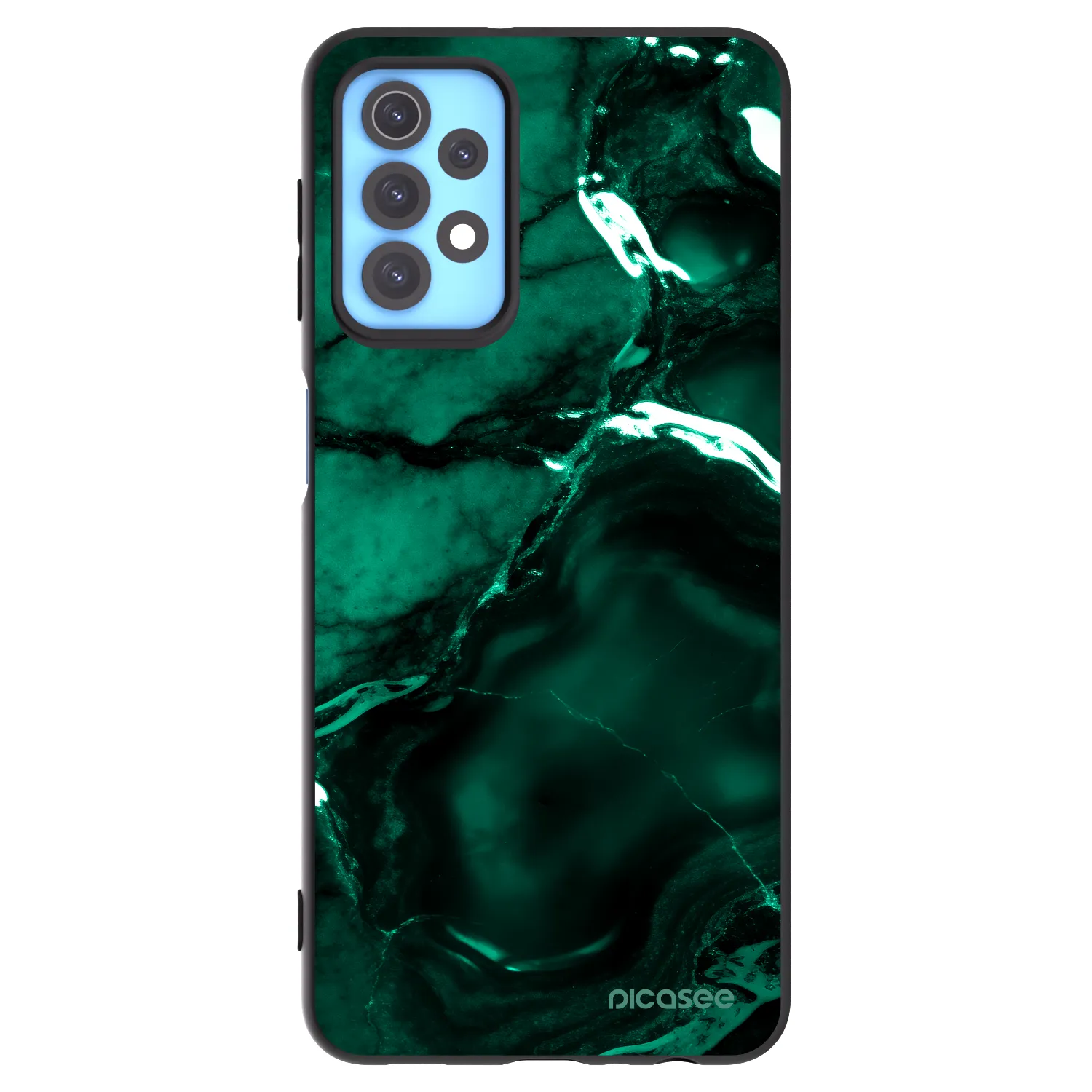 Picasee silikonski črni ovitek za Samsung Galaxy A32 4G SM-A325F - Dark emerald