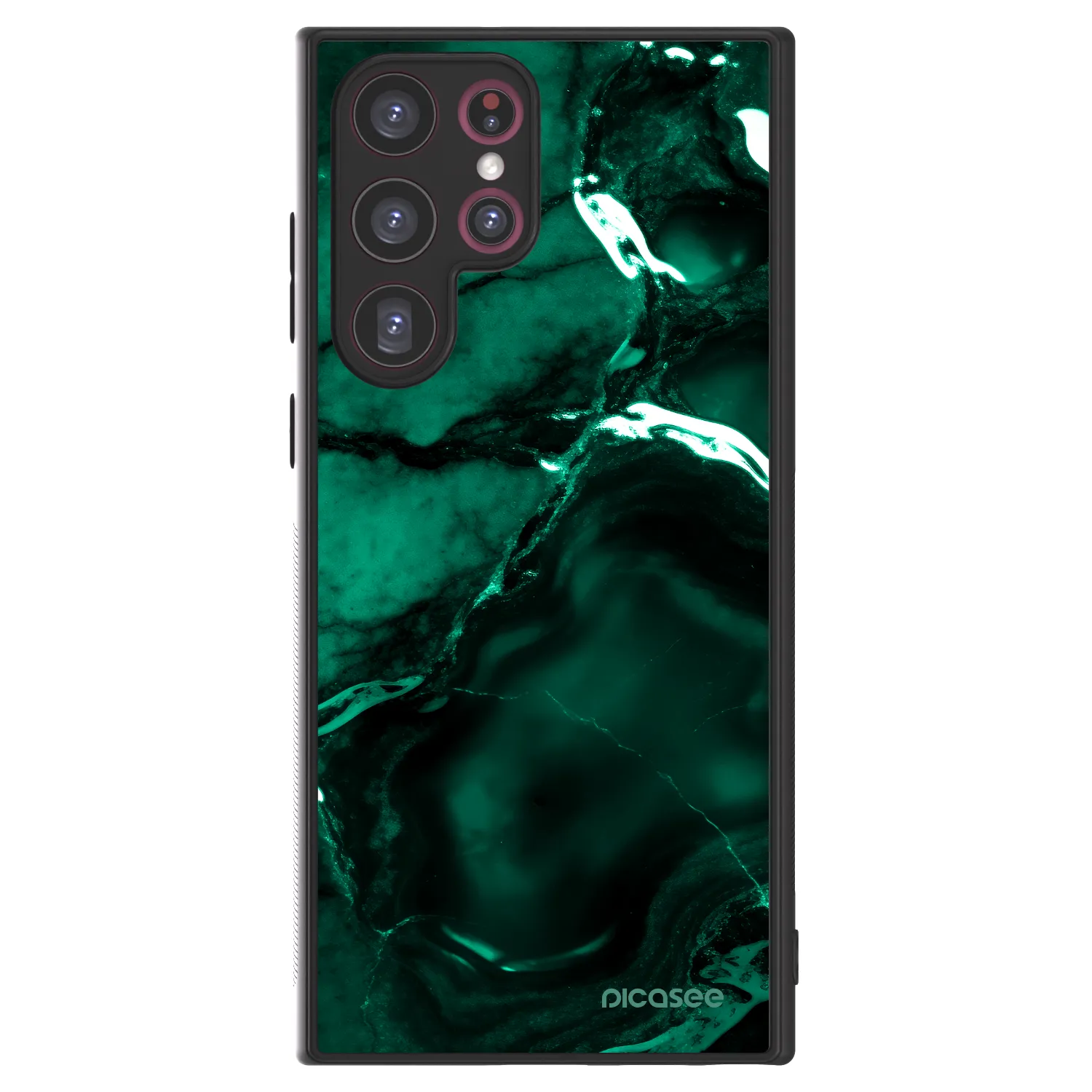 Picasee ULTIMATE CASE za Samsung Galaxy S22 Ultra 5G - Dark emerald