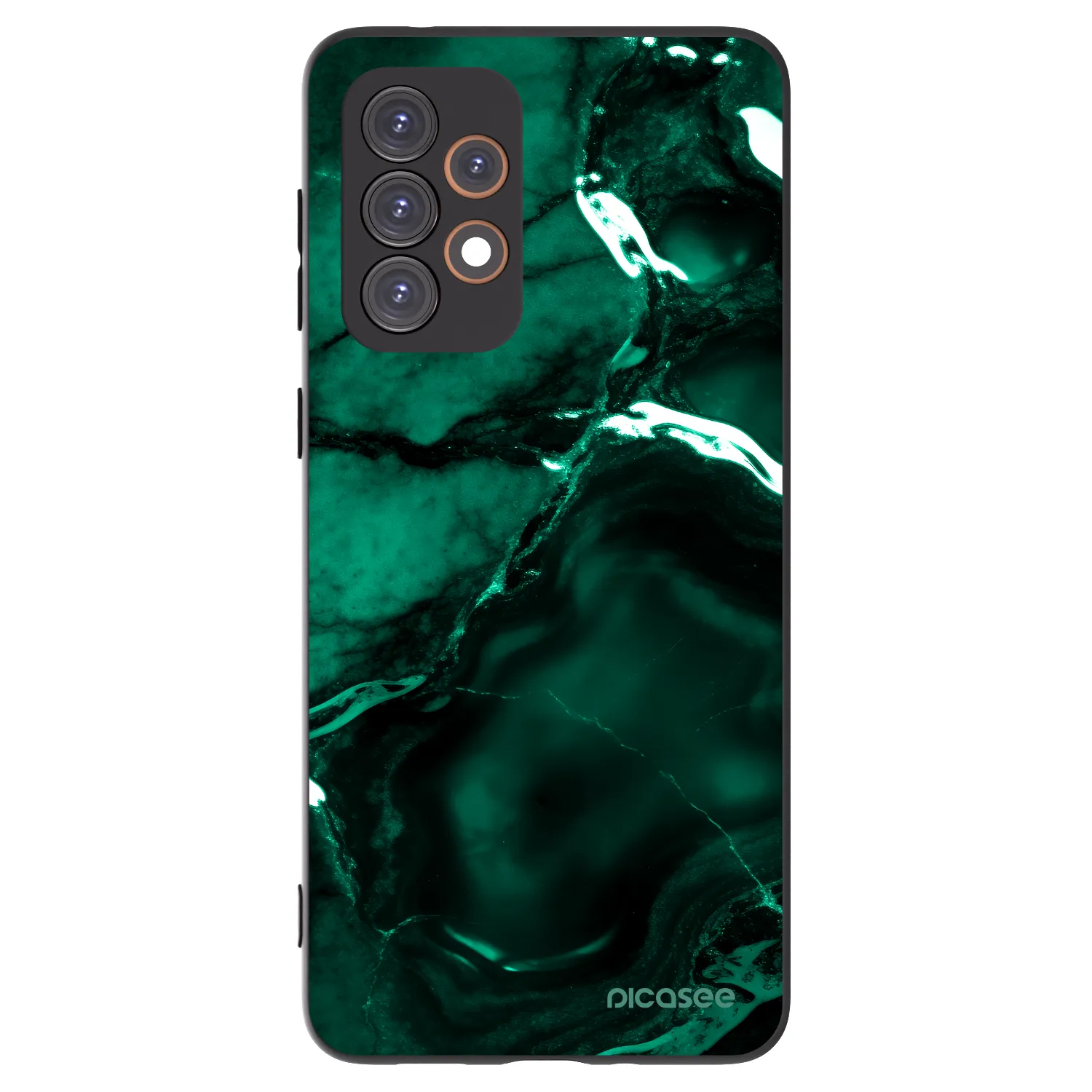 Picasee silikonski črni ovitek za Samsung Galaxy A33 5G A336 - Dark emerald