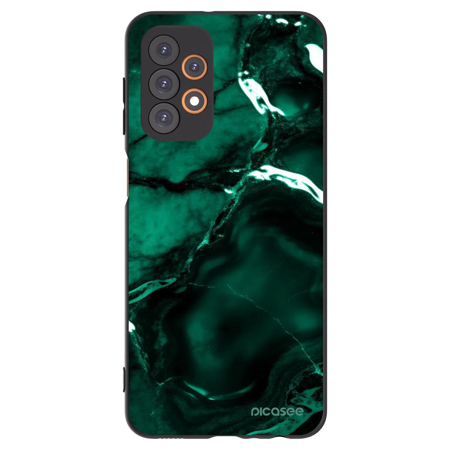 Picasee silikonski črni ovitek za Samsung Galaxy A23 A236B 5G - Dark emerald