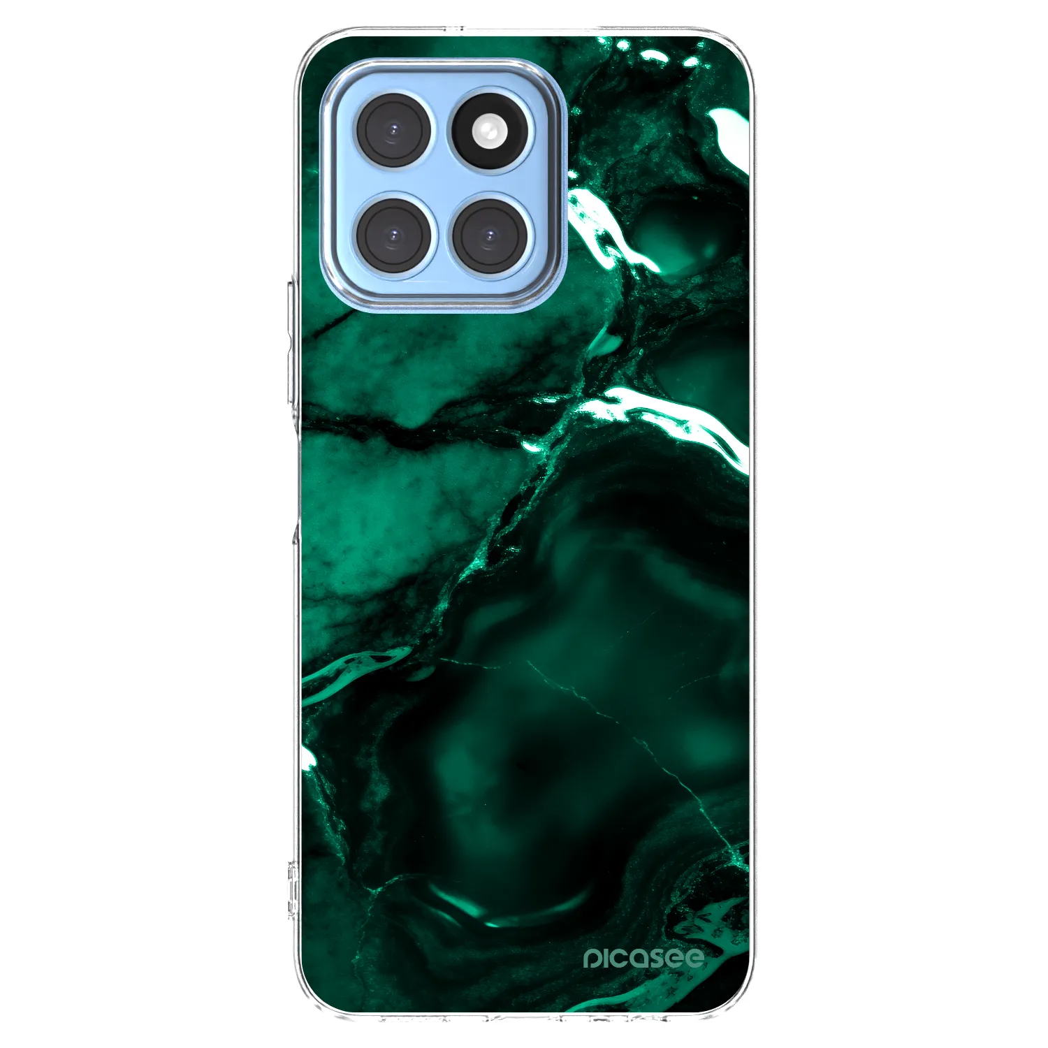 Picasee silikonski prozorni ovitek za Honor X6 - Dark emerald