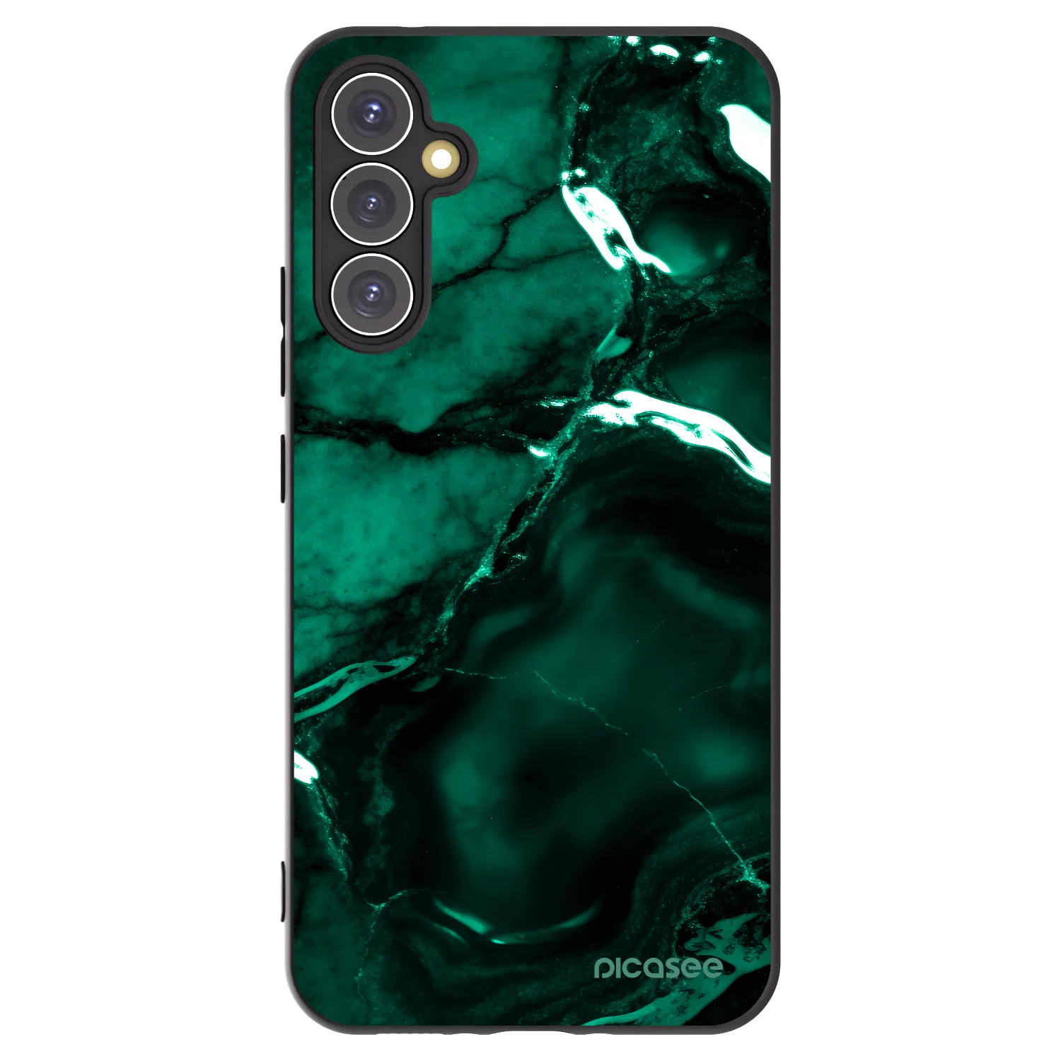 Picasee silikonski črni ovitek za Samsung Galaxy A34 5G A346B - Dark emerald