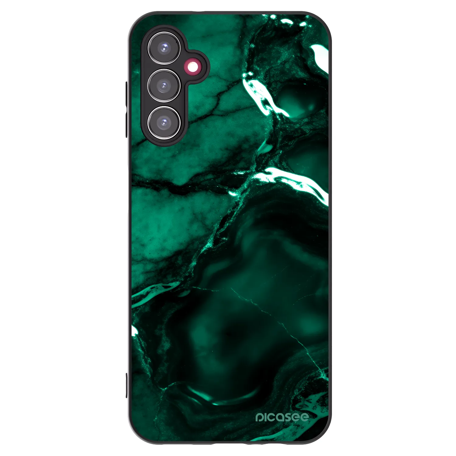 Picasee silikonski črni ovitek za Samsung Galaxy A14 5G A146P - Dark emerald