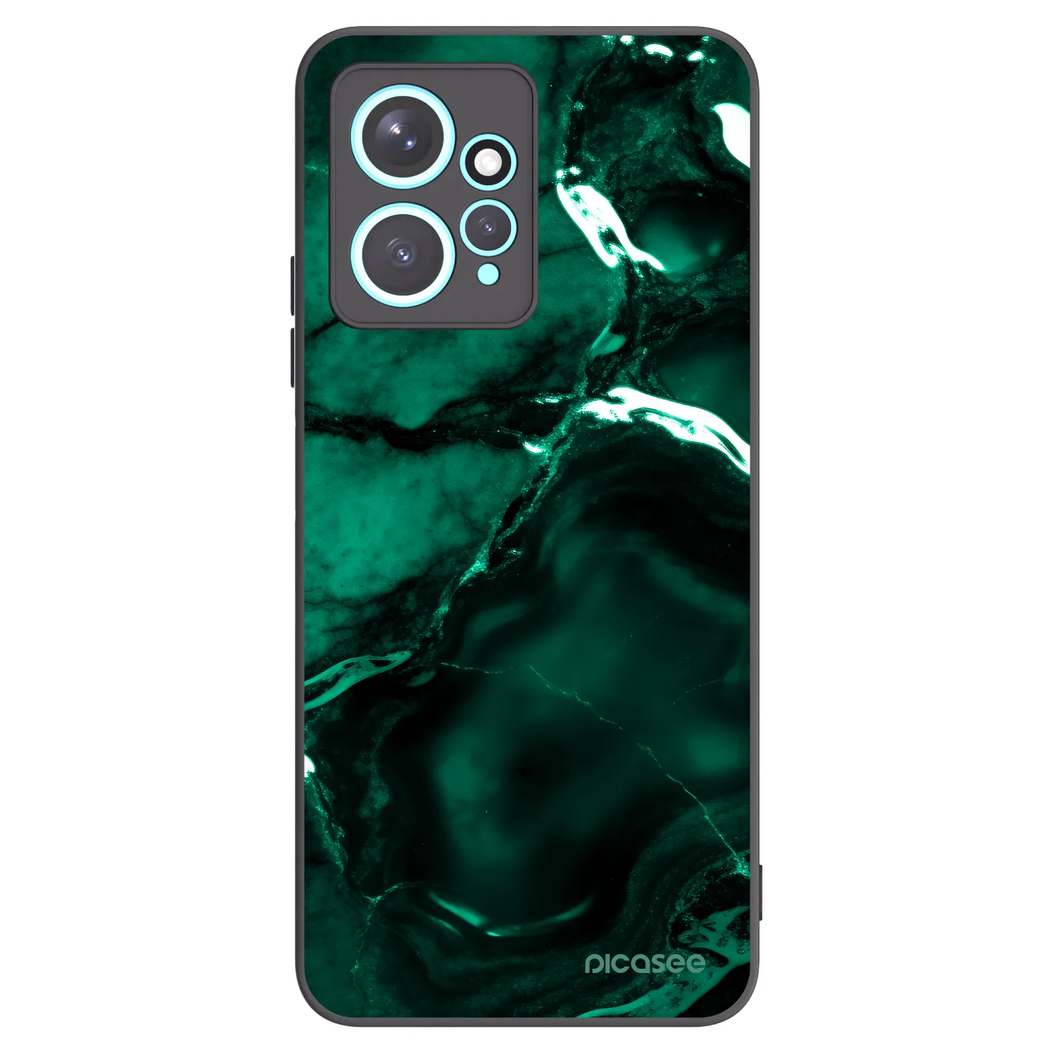 Picasee silikonski črni ovitek za Xiaomi Redmi Note 12 4G - Dark emerald
