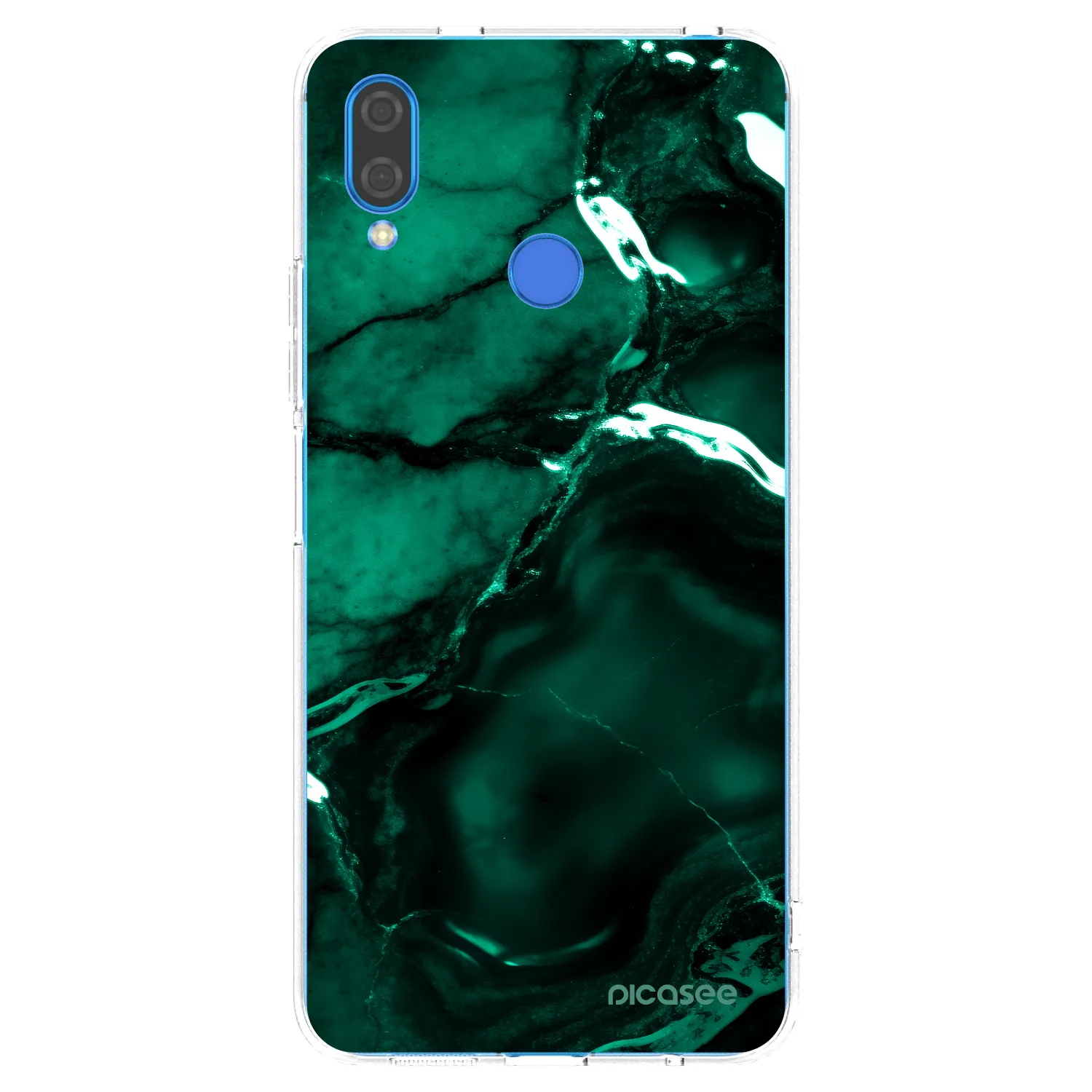 Picasee silikonski prozorni ovitek za Huawei Nova 3 - Dark emerald