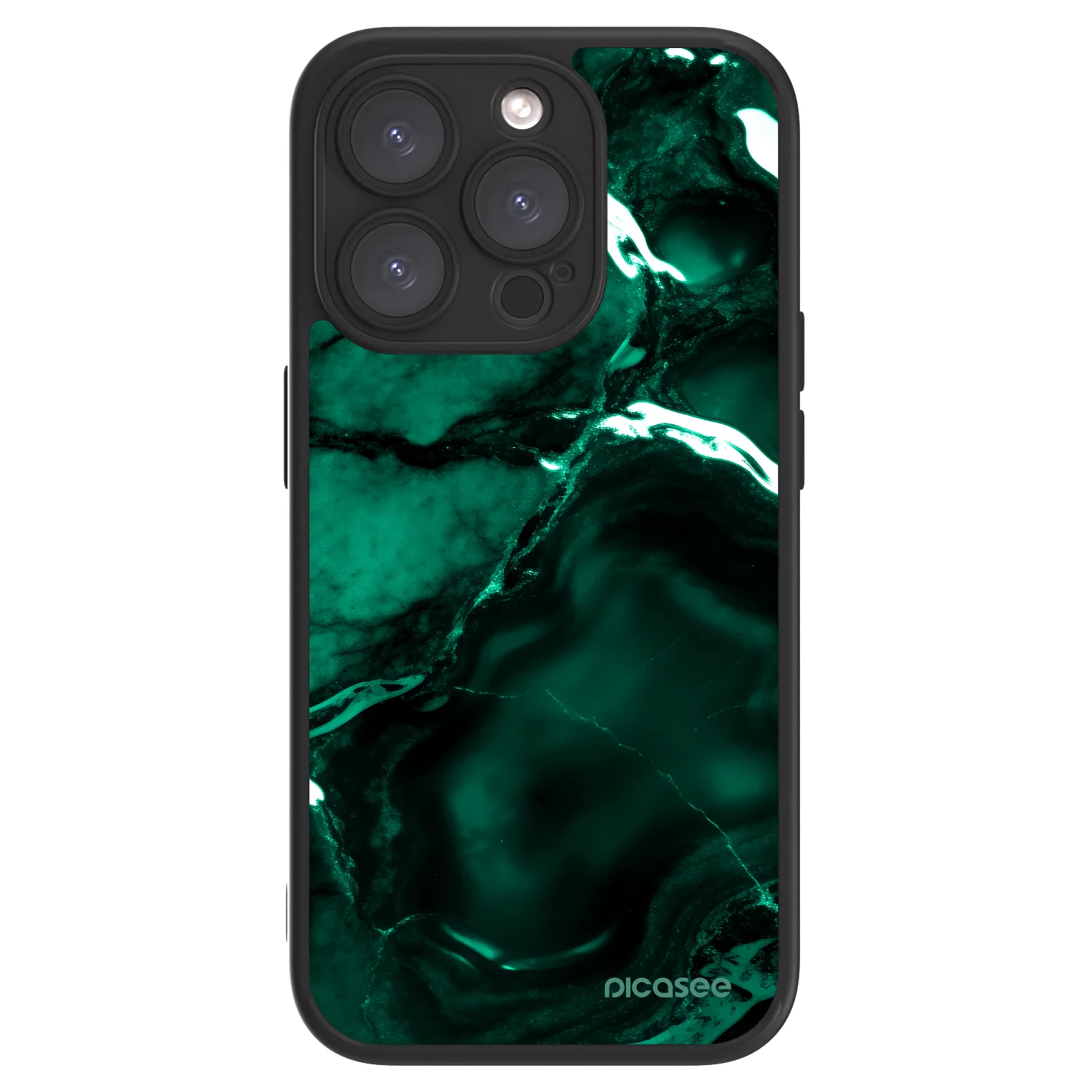 Picasee ULTIMATE CASE MagSafe za Apple iPhone 15 Pro - Dark emerald