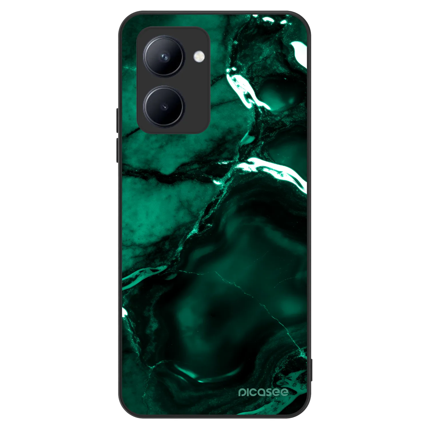 Picasee ULTIMATE CASE za Realme C33 (2023) - Dark emerald
