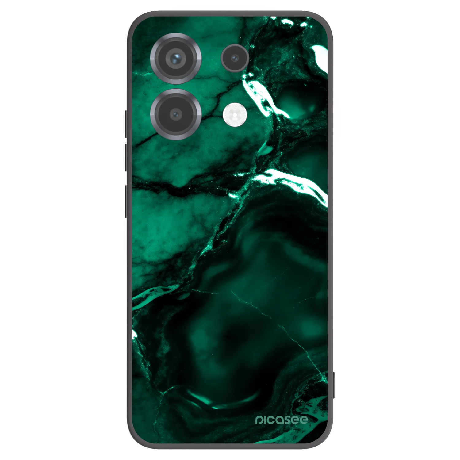 Picasee silikonski črni ovitek za Xiaomi Poco X6 - Dark emerald