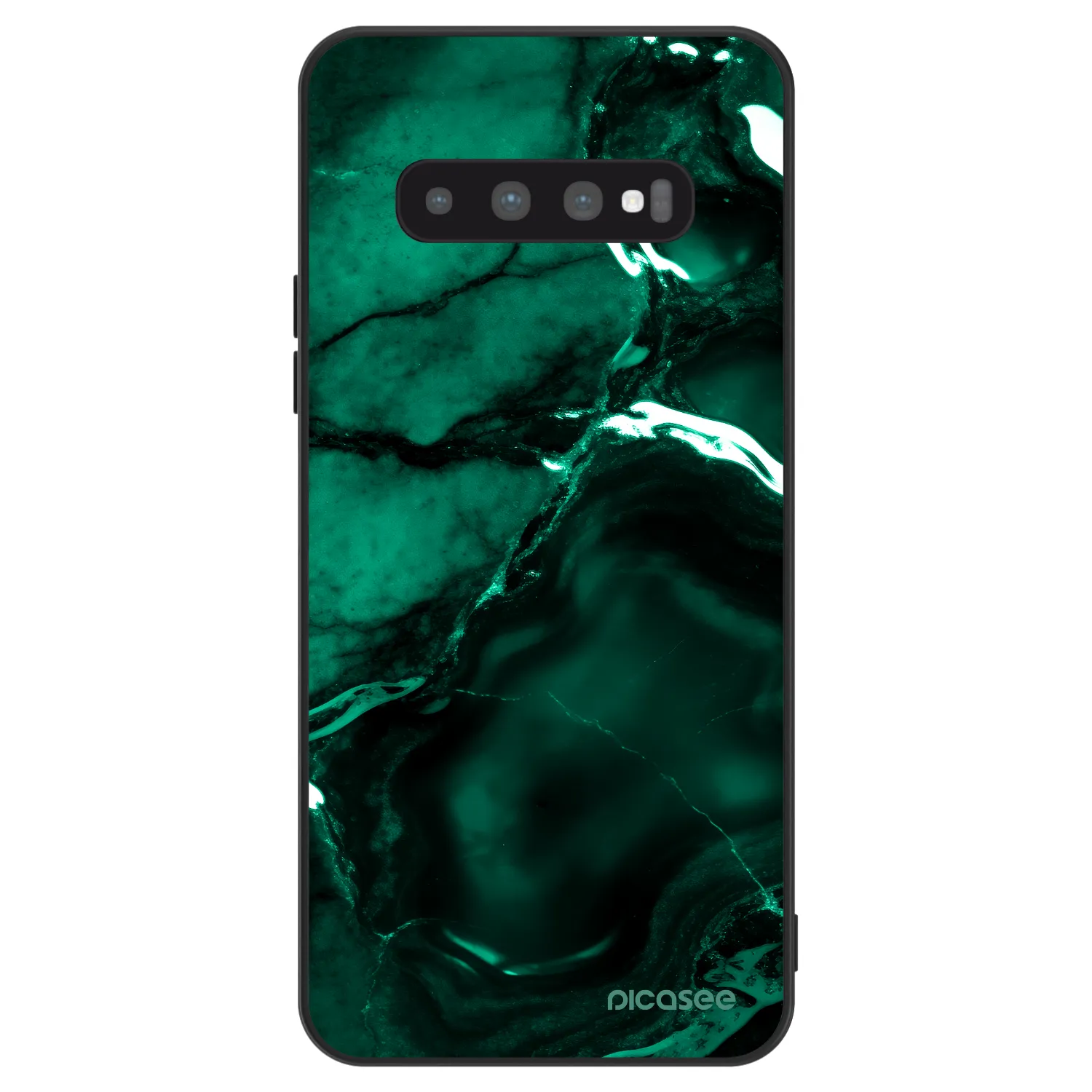 Picasee ULTIMATE CASE za Samsung Galaxy S10 Plus G975 - Dark emerald