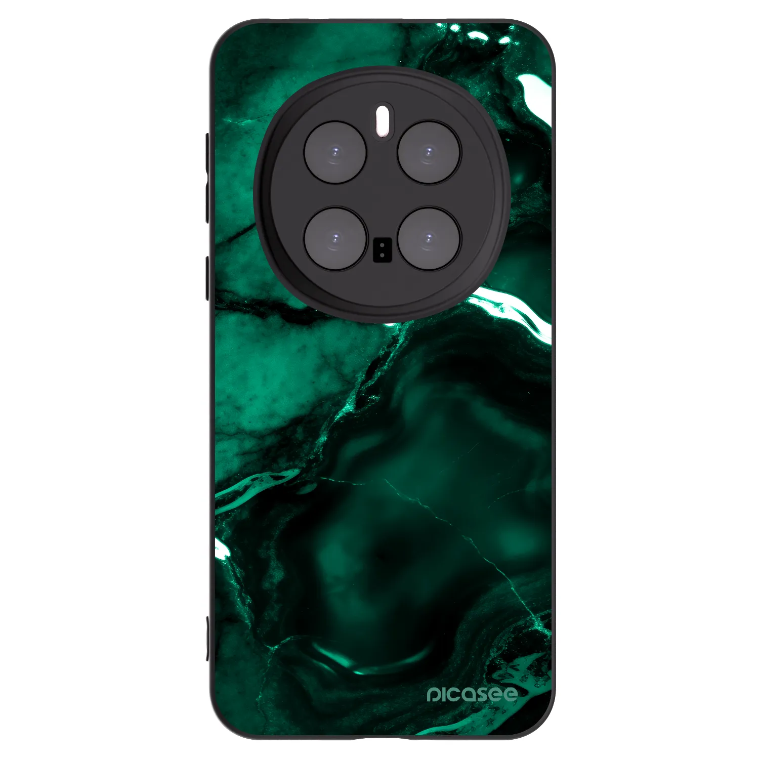 Picasee silikonski črni ovitek za Honor Magic7 Pro 5G - Dark emerald
