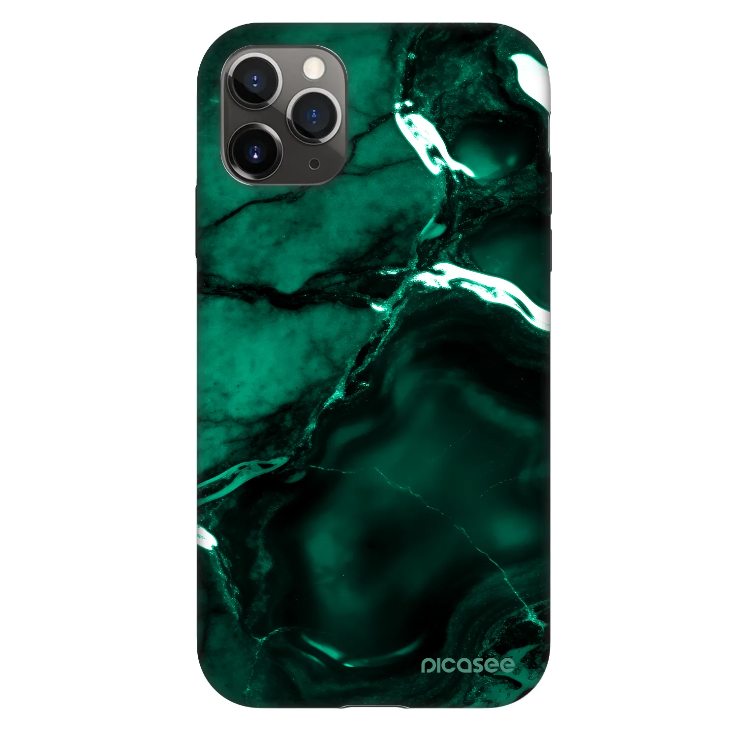 Picasee Fashion Case za Apple iPhone 11 Pro - Dark emerald