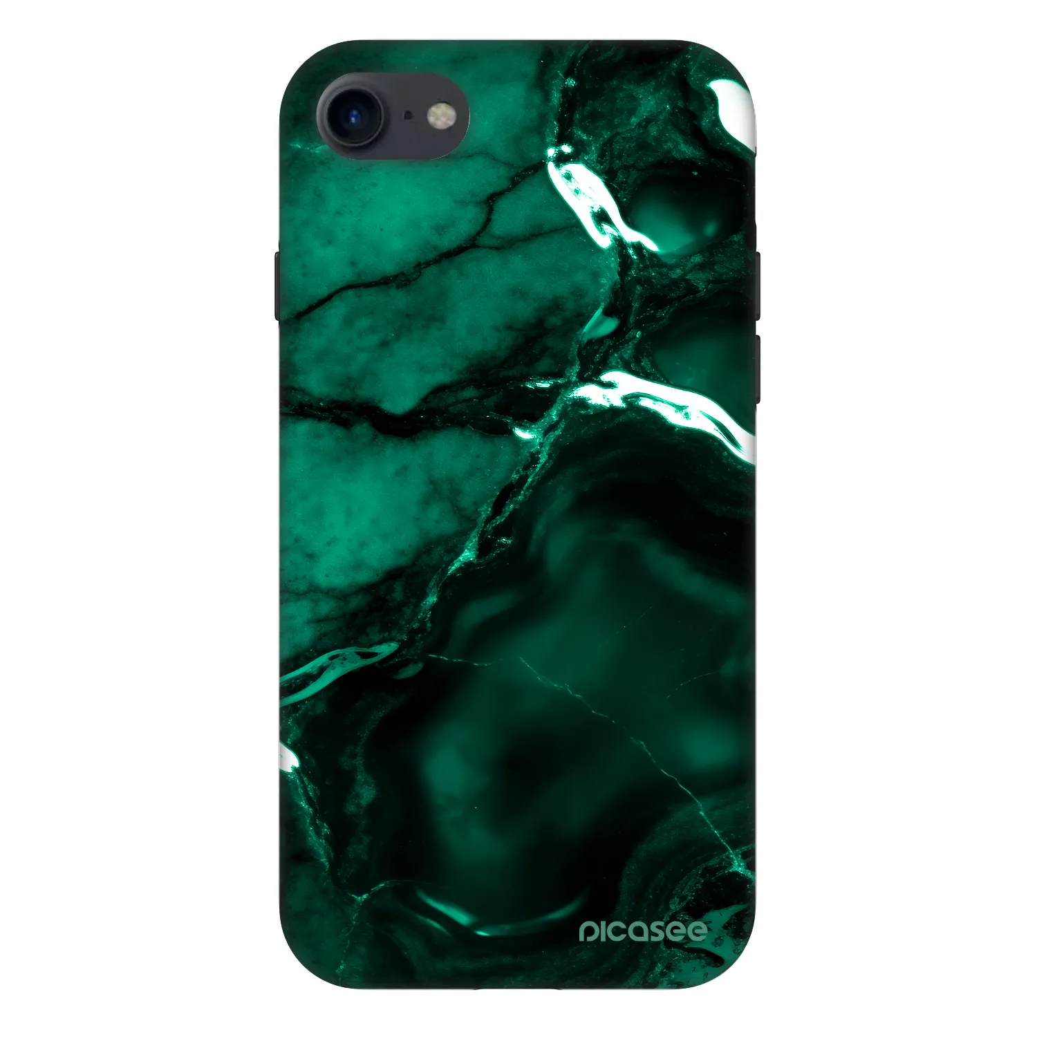 Picasee Fashion Case za Apple iPhone SE 2022 - Dark emerald