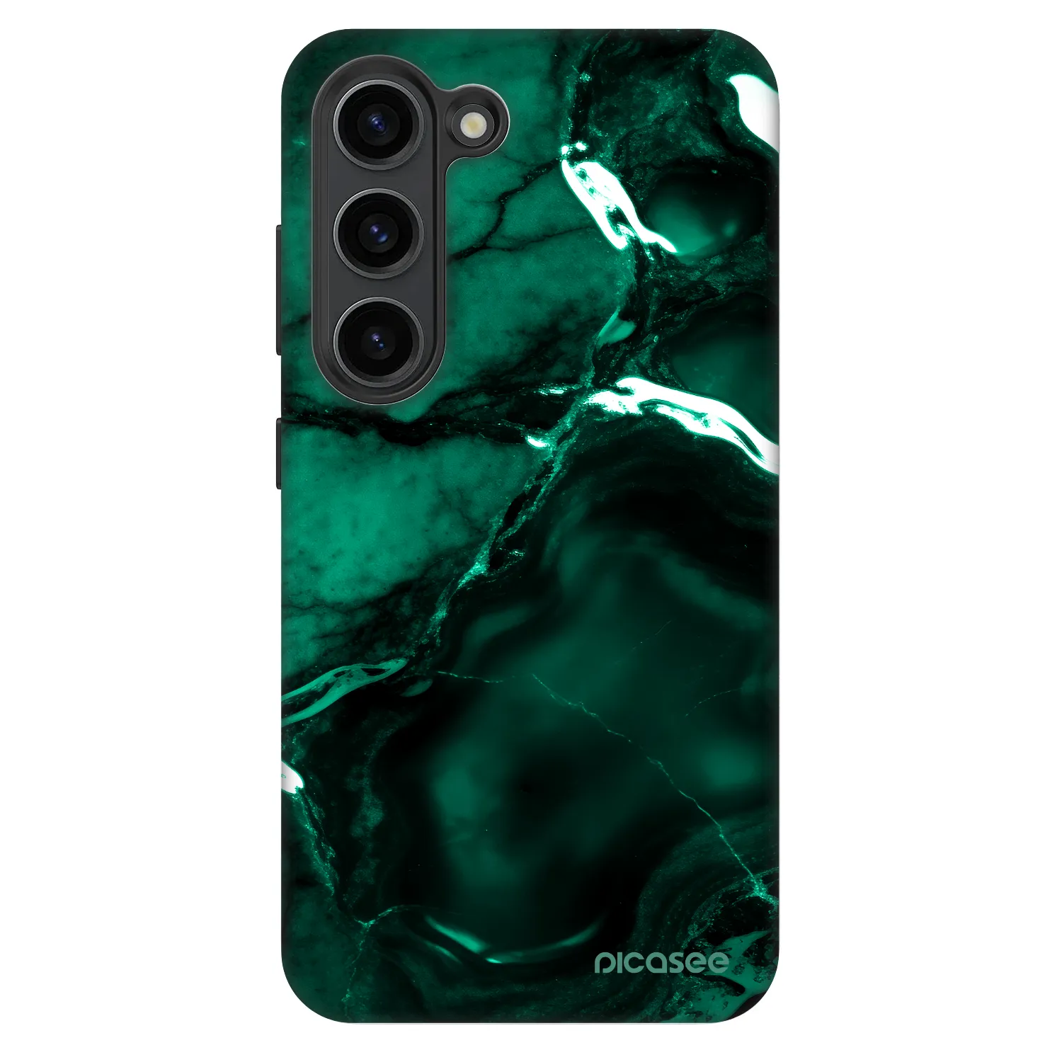Picasee Fashion Case za Samsung Galaxy S23 5G - Dark emerald