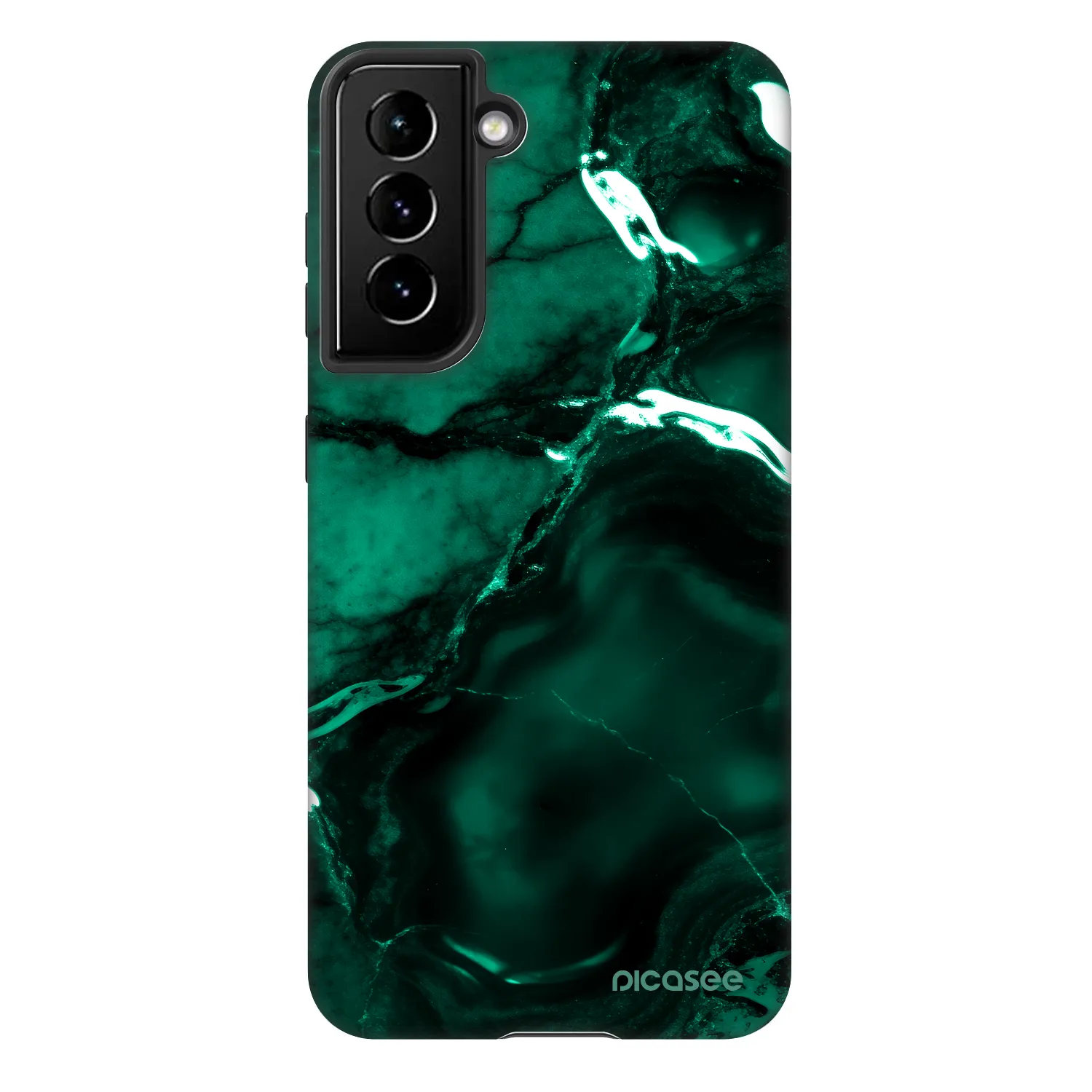 Picasee Fashion Case za Samsung Galaxy S22 5G - Dark emerald