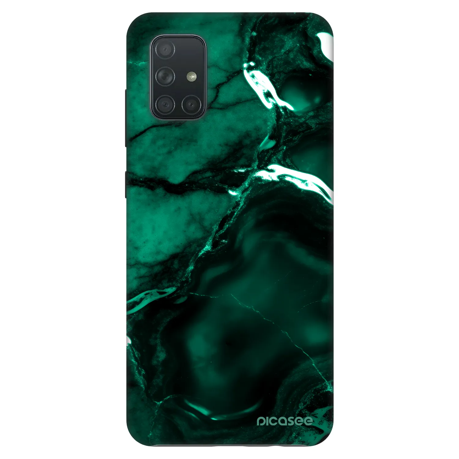 Picasee Fashion Case za Samsung Galaxy A71 A715F - Dark emerald