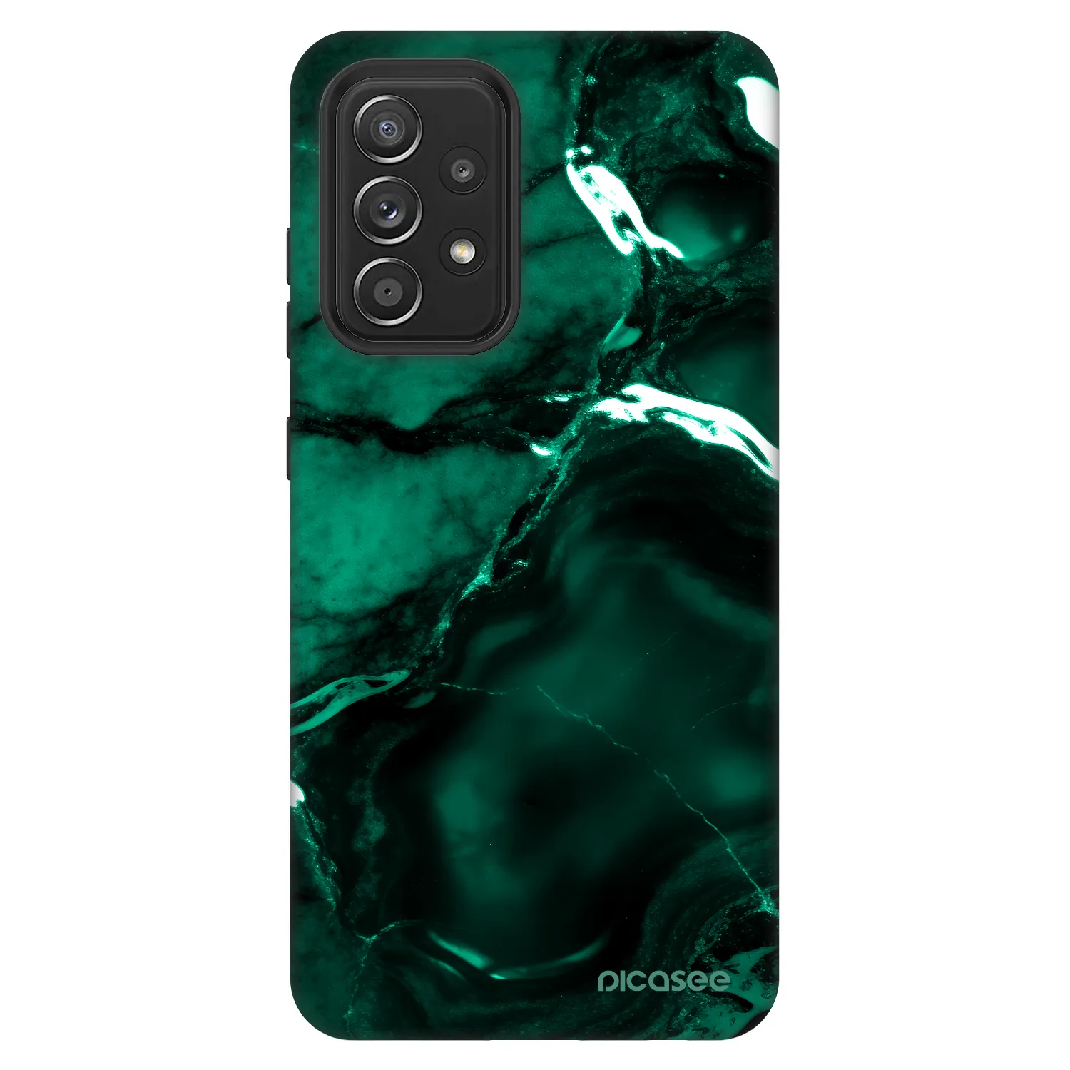 Picasee Fashion Case za Samsung Galaxy A52 5G A525F - Dark emerald