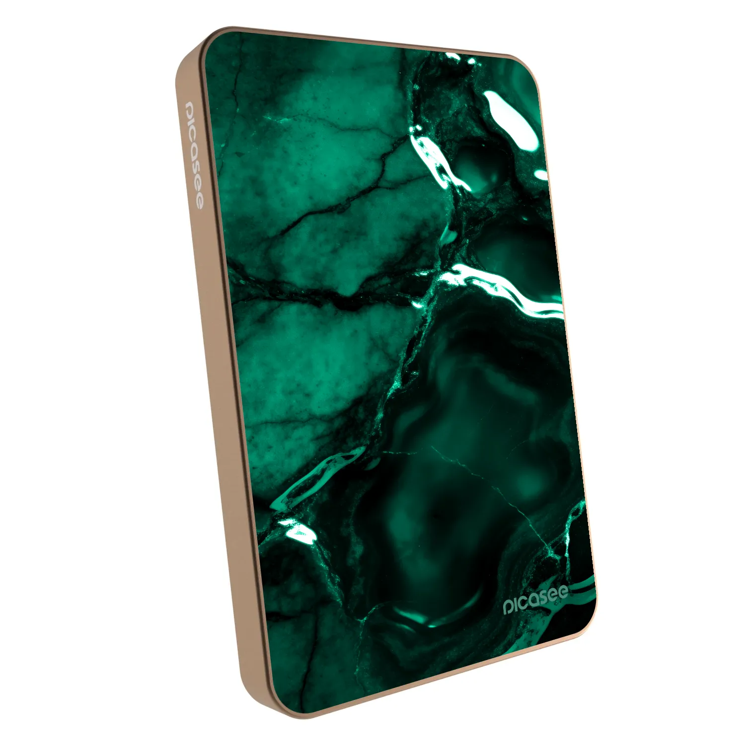 Picasee Prenosna baterija z MagSafe 5 000 mAh Zlati - Dark emerald