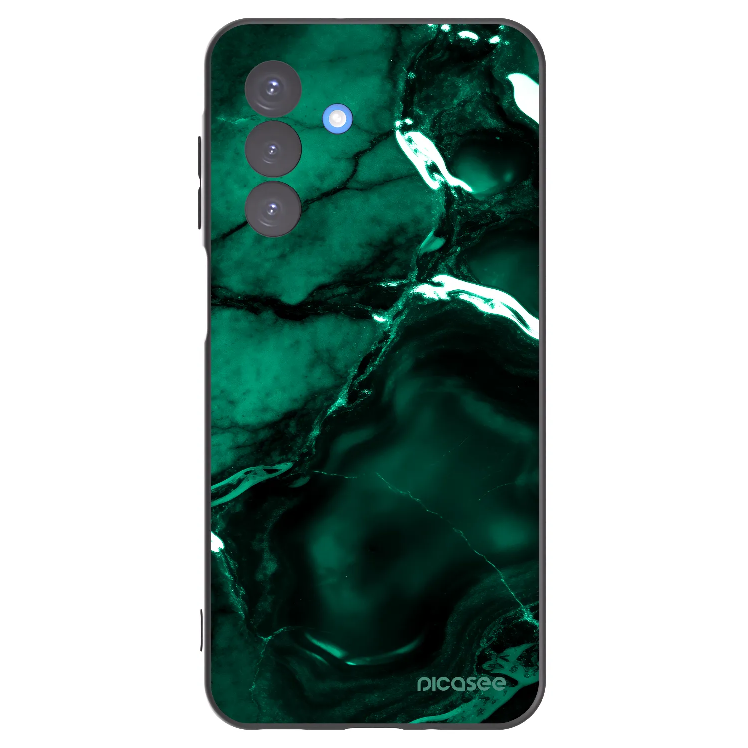 Picasee silikonski črni ovitek za Samsung Galaxy A17 5G - Dark emerald